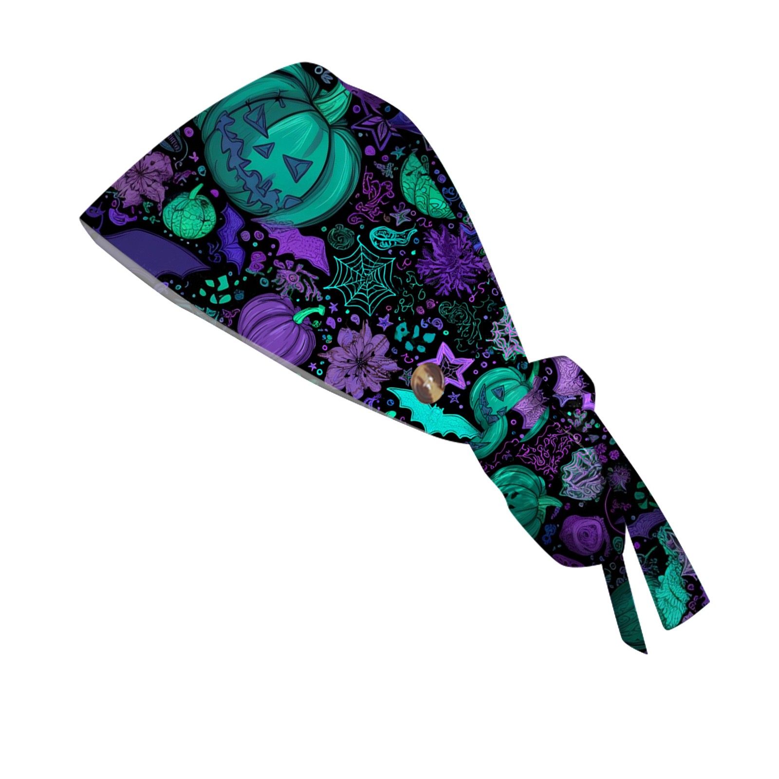 Hair Care Hospital - Halloween Printed Work Scrub Cap with