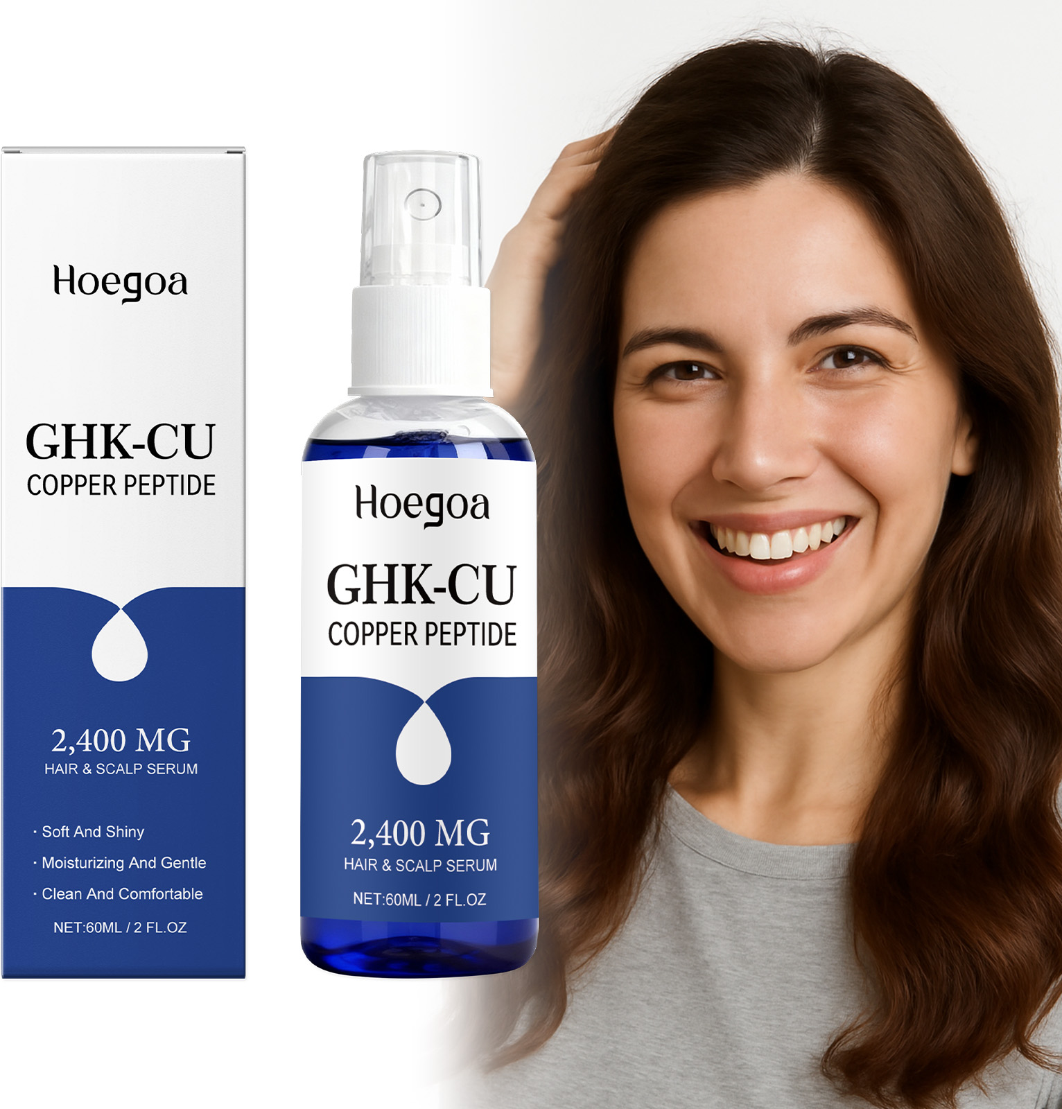 Hair Care Hair Serum - Ghk-Cu Copper Peptide for Hair Growth
