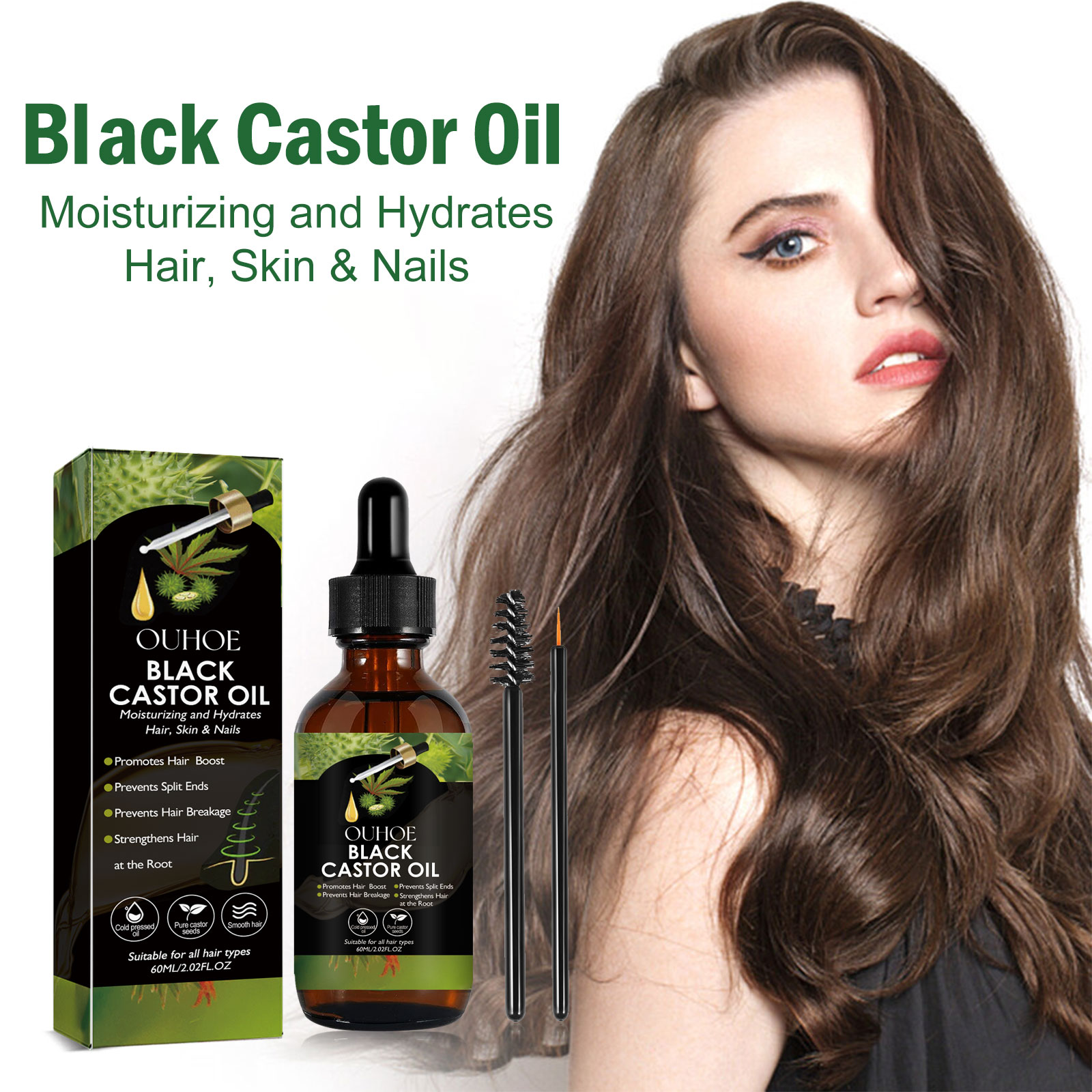 Hair Care Ouai - OUHOE Black Castor Oil 100% Organic