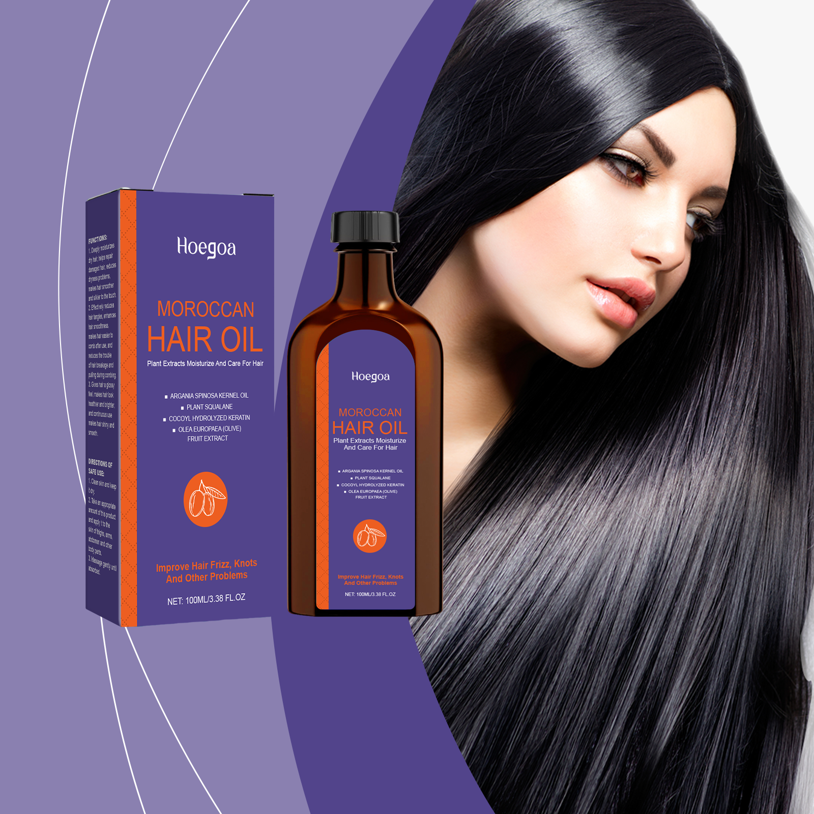 Hair Care Olive Oil - Moroccan Hair Care Essential Oil Deep