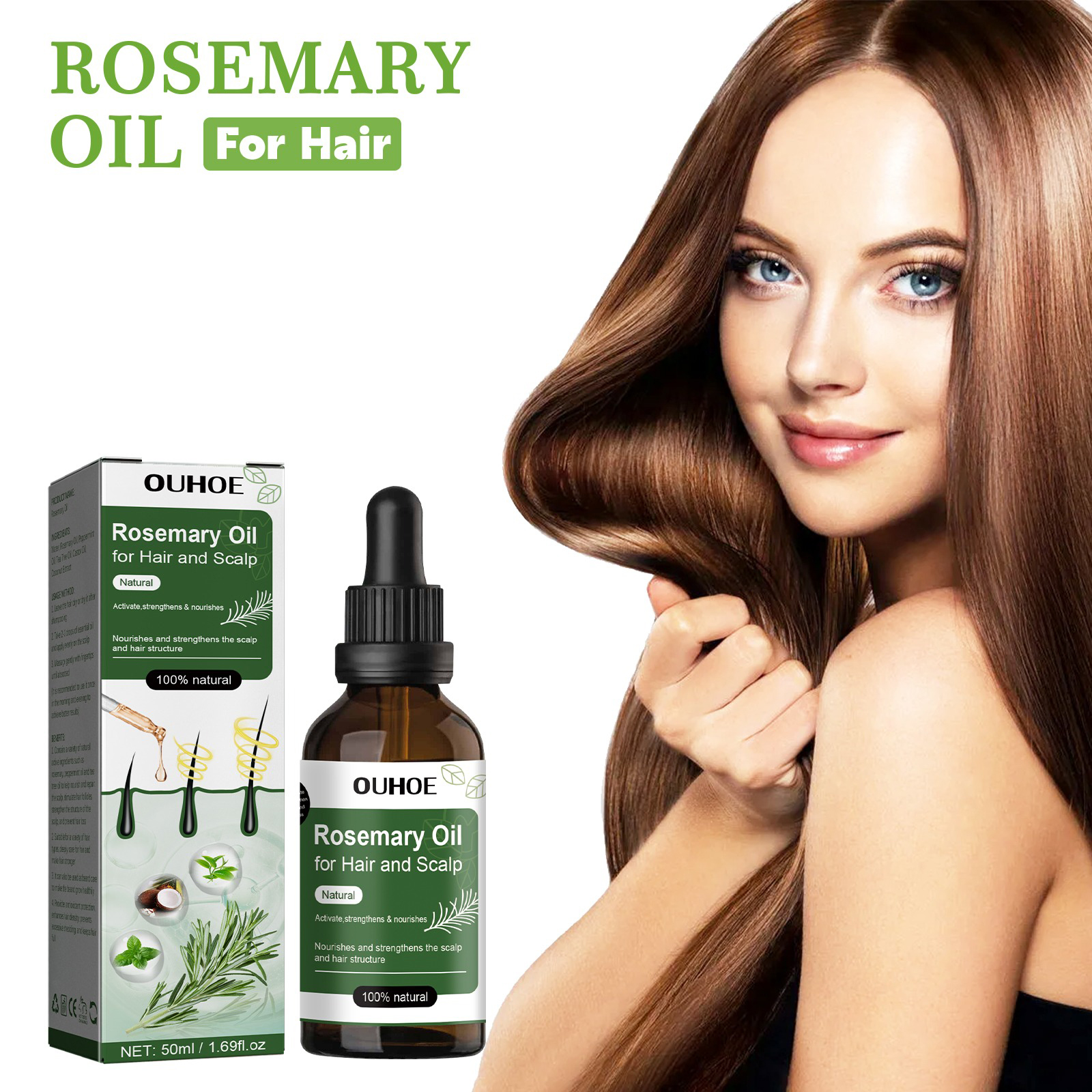 Hair Care Ouai - Rosemary Oil for Hair Growth 50ml