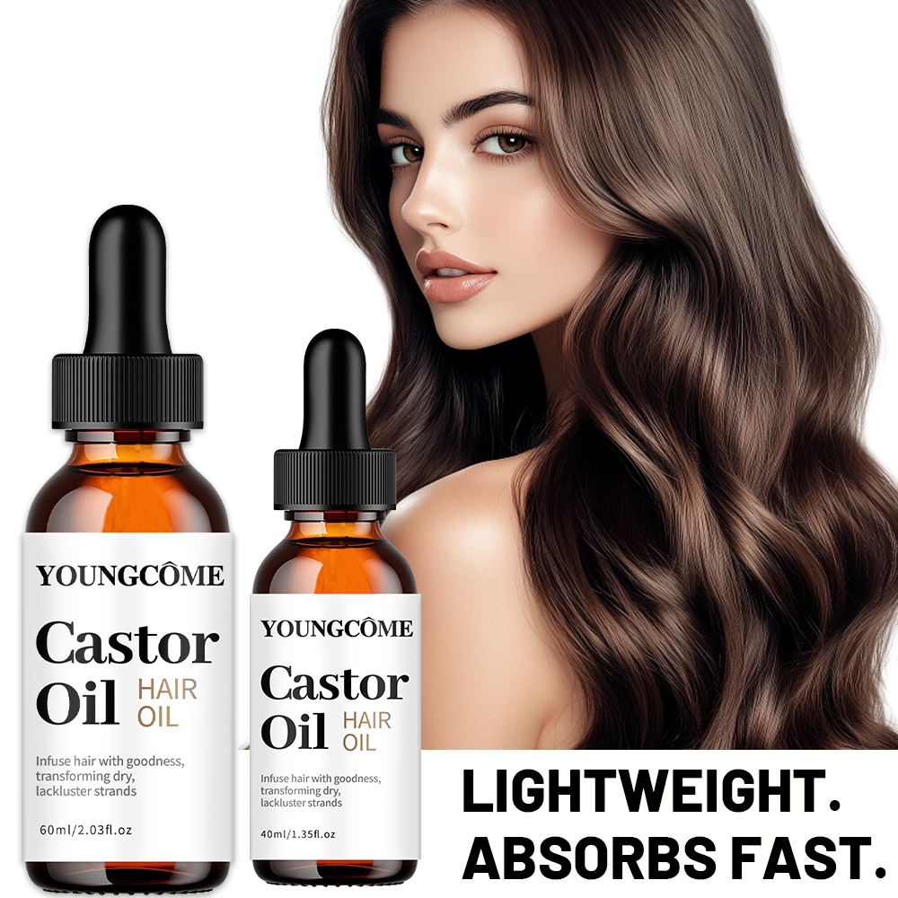 Hair Care Hair Serum - YOUNGCOME Castor Hair Oil Moisturizing Serum