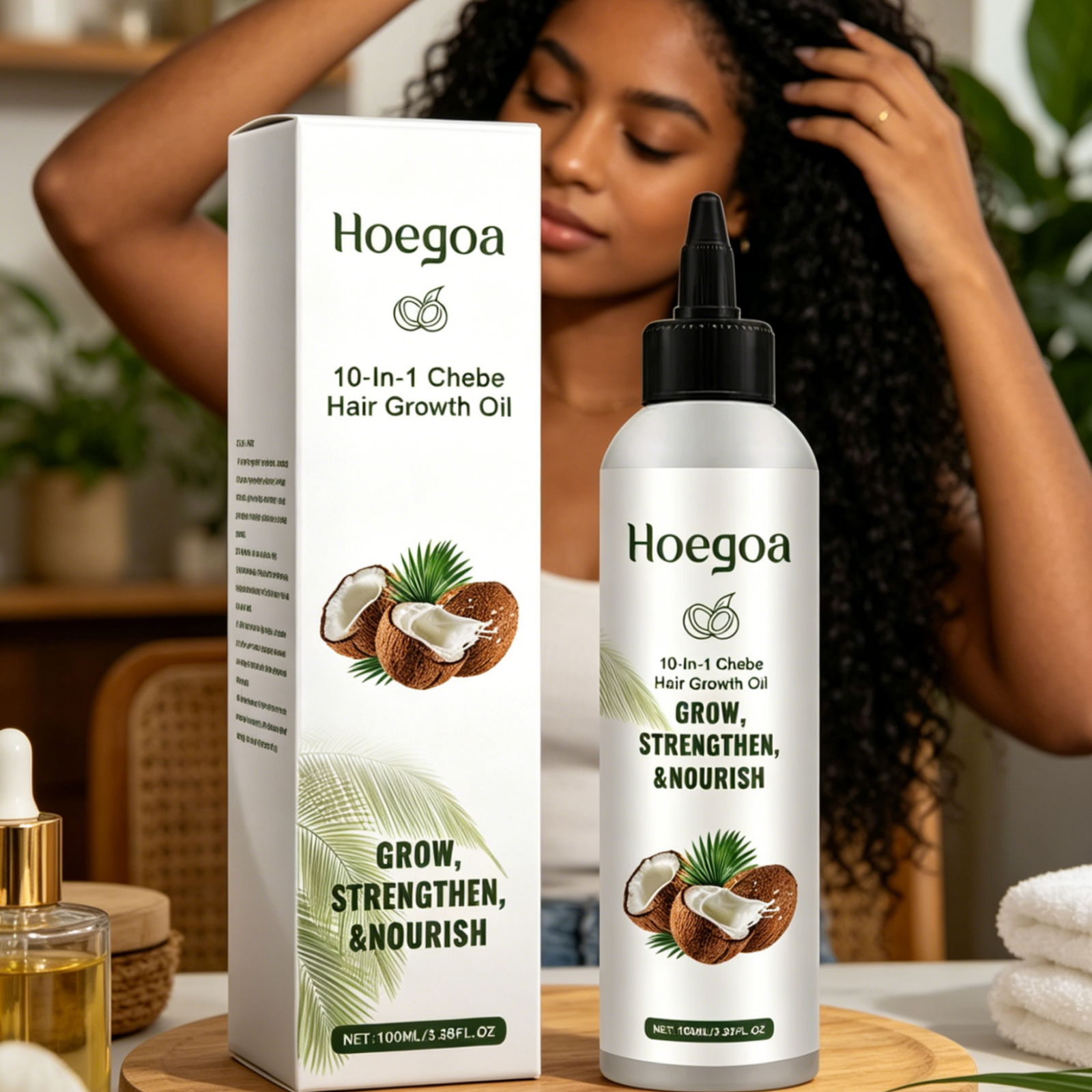 Hair Care Essential Oil - Hoegoa Chebe Hair Growth Oil Fix