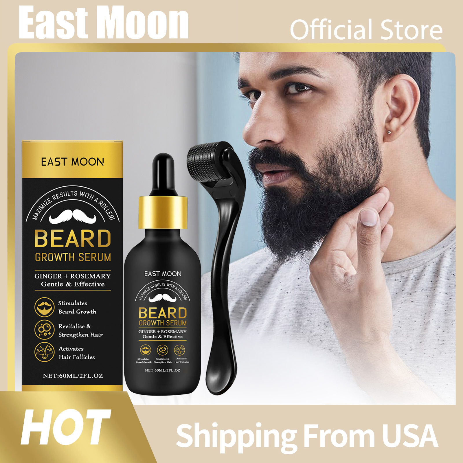 Hair Care Essence - Beard Care Essential Oil Deep Hydration