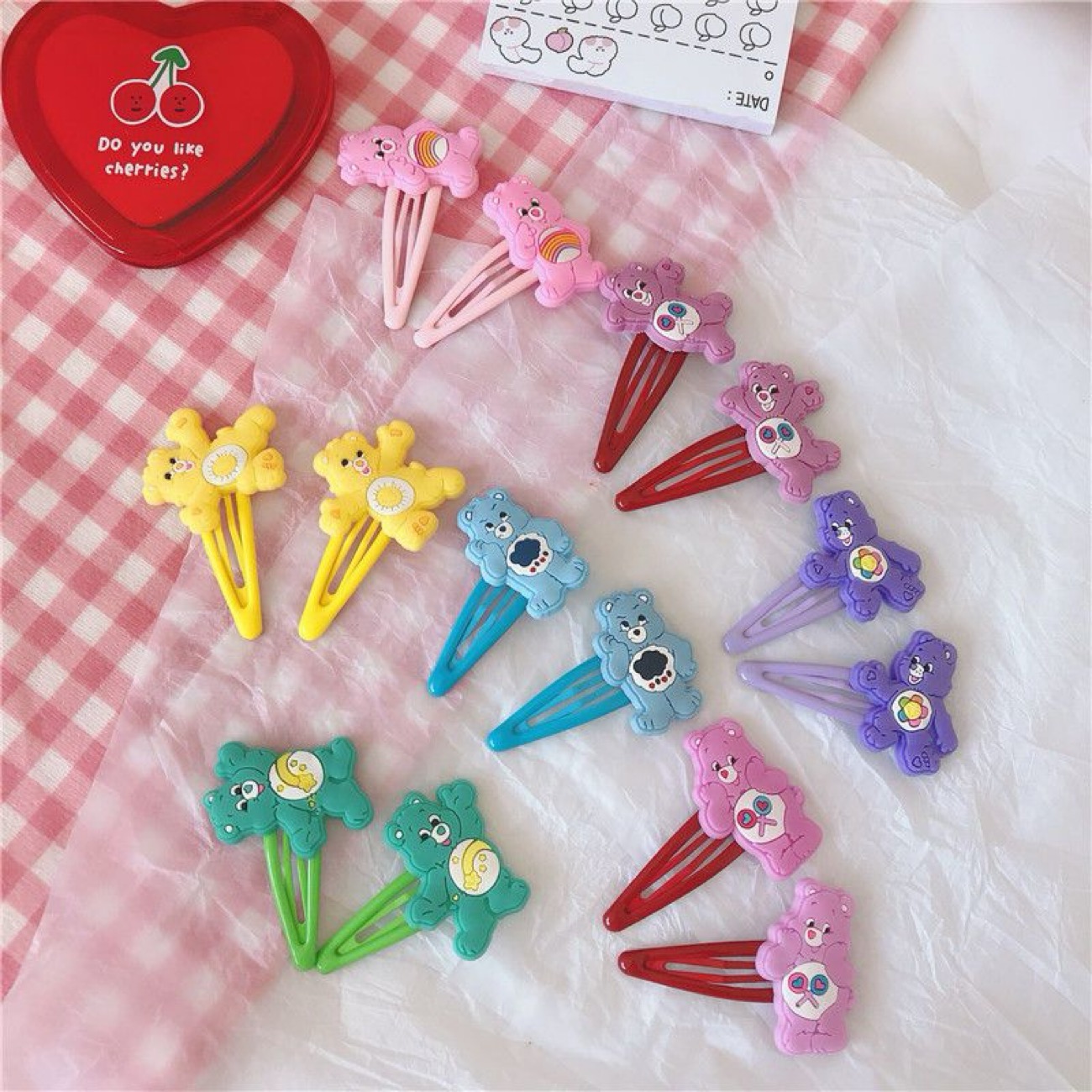 Care Bears Hair Clips Set, Cut - Hair Care Zinc avaliação e preço