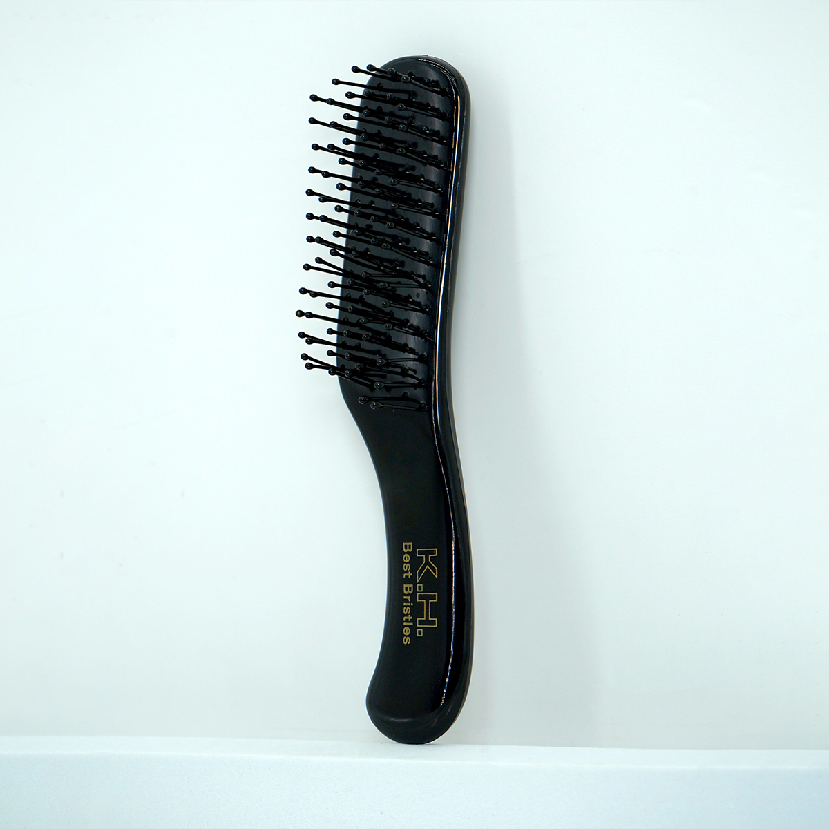 Compact Black Paddle Hair Brus - Hair Care Tips avaliação e preço