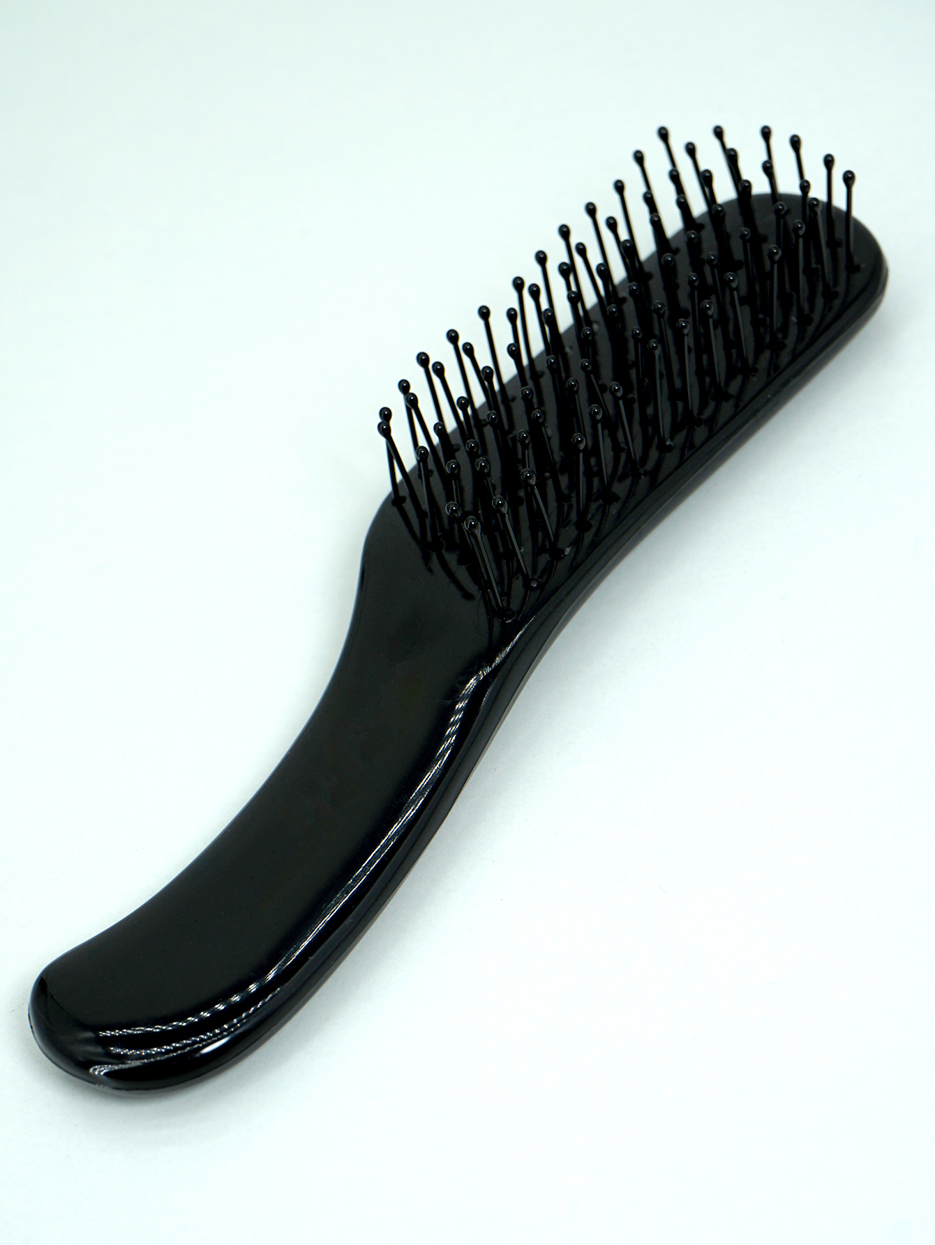 Compact Black Paddle Hair Brus - Hair Care Tips avaliação e preço