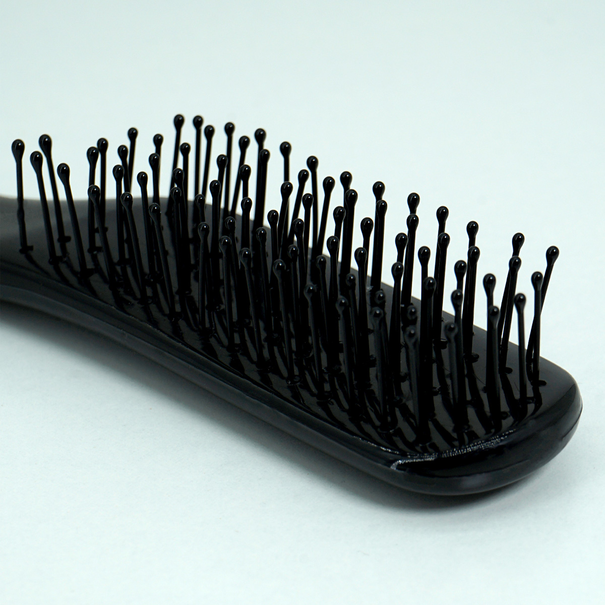 Compact Black Paddle Hair Brus - Hair Care Tips avaliação e preço
