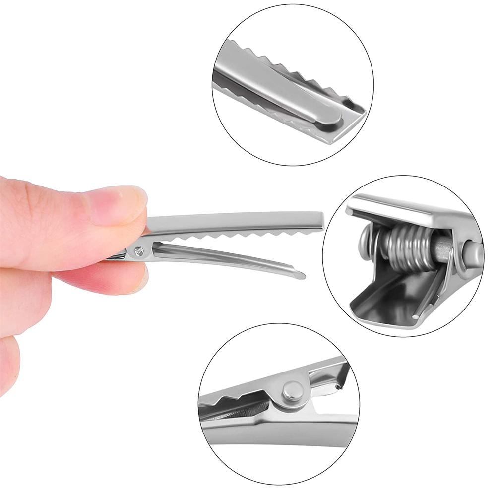 20pcs Metal Alligator Blanks H - Hair Care Zinc avaliação e preço