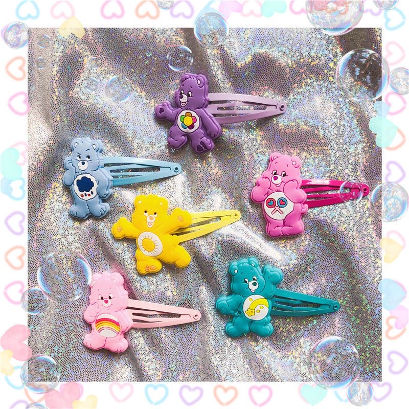Care Bears Cartoon Hair Clips  - Hair Care Zinc avaliação e preço