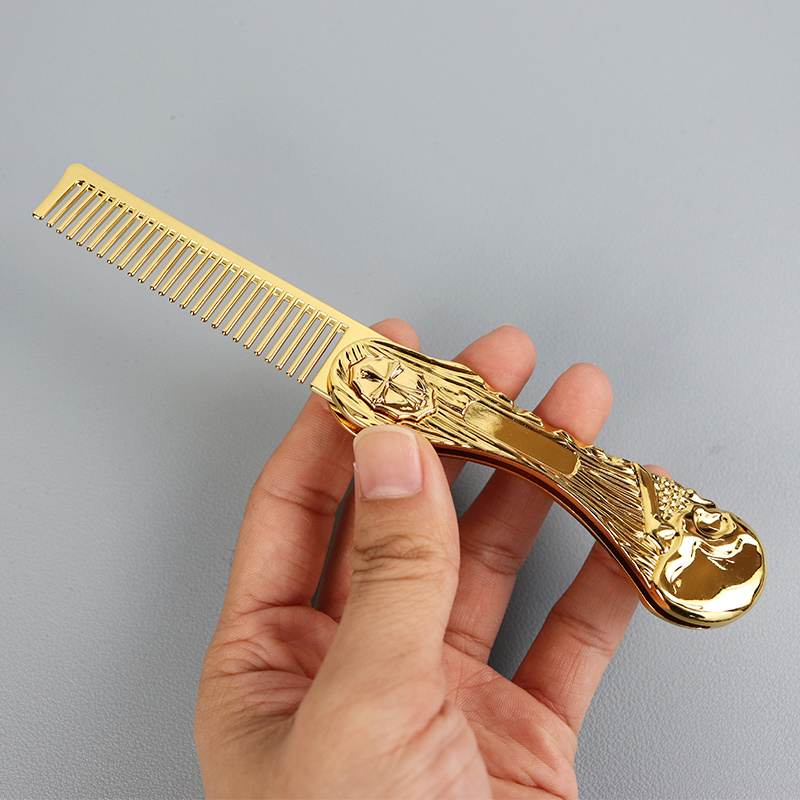 1Pc Zinc Alloy Portable Foldin - Hair Care Zinc avaliação e preço