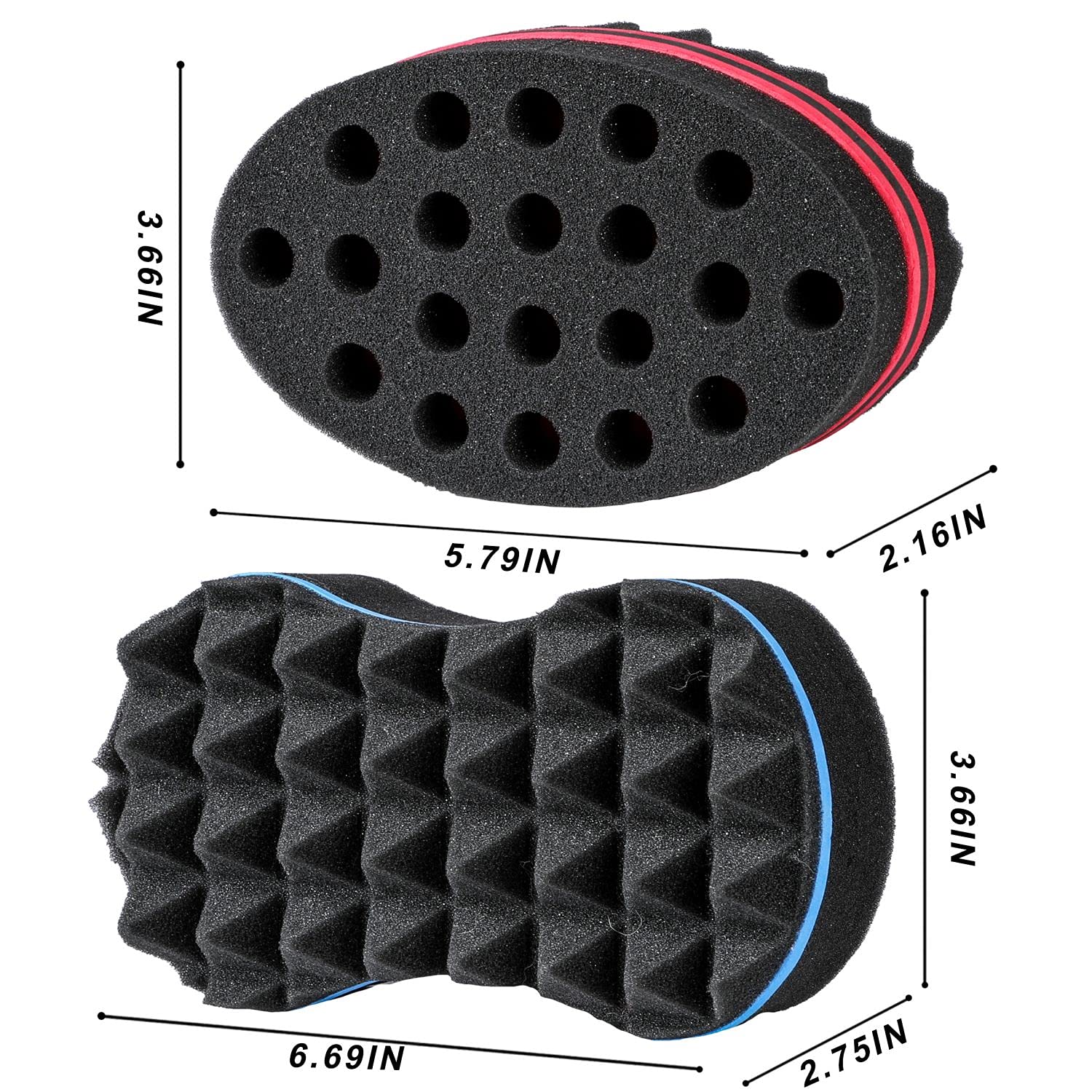 1Pcs Oval Double Sides Magic T - Twist Sponge Coil avaliação e preço