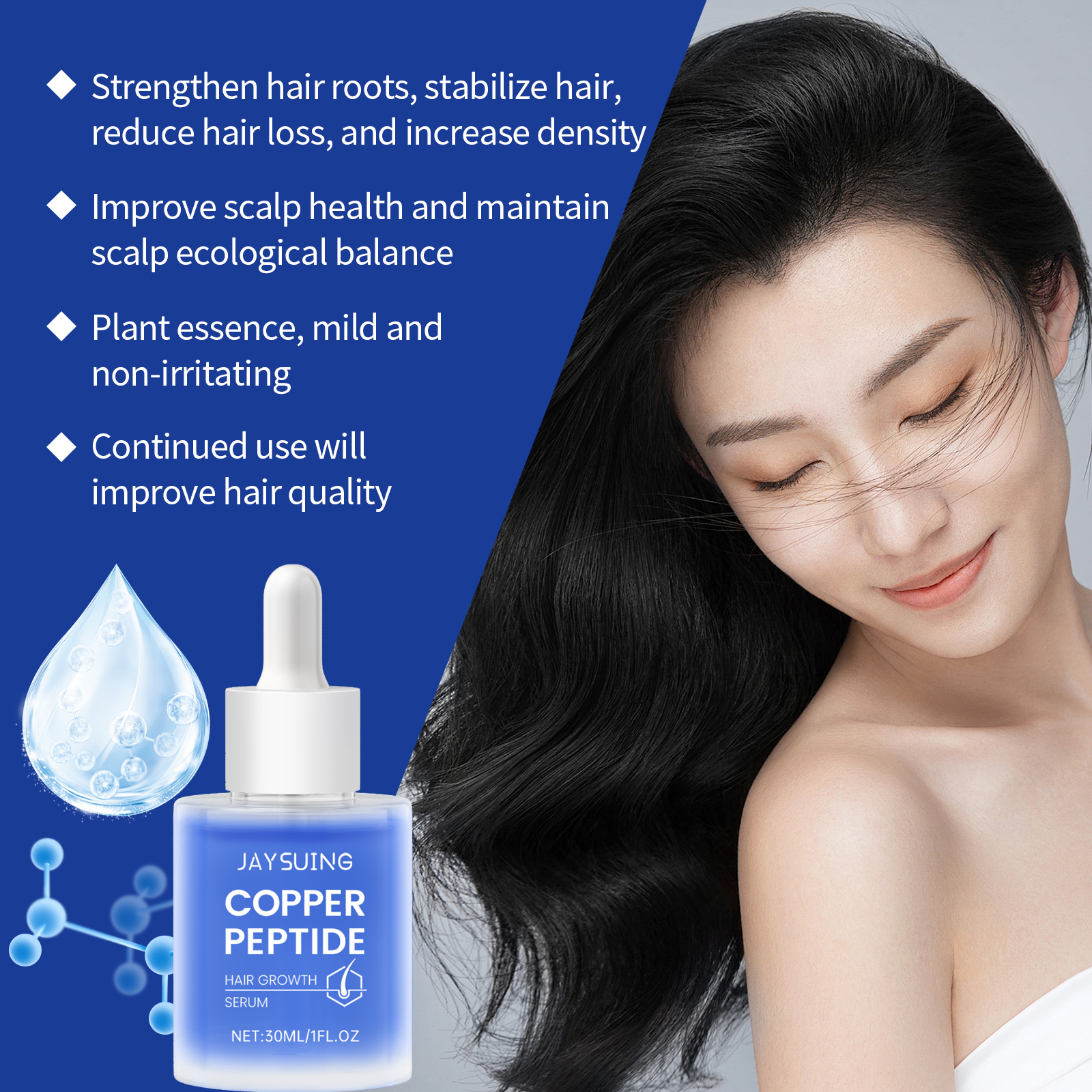 Copper Peptide Shampoo Hair Gr - Hair Care Essence avaliação e preço