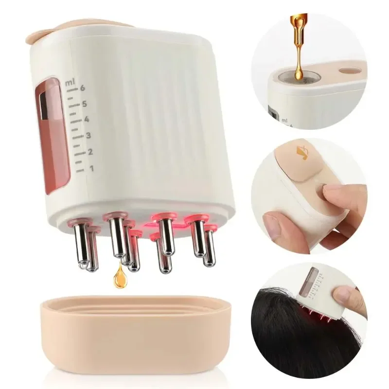 Microcurrent Head Scalp Massag - Hair Care Essential Oil avaliação e preço