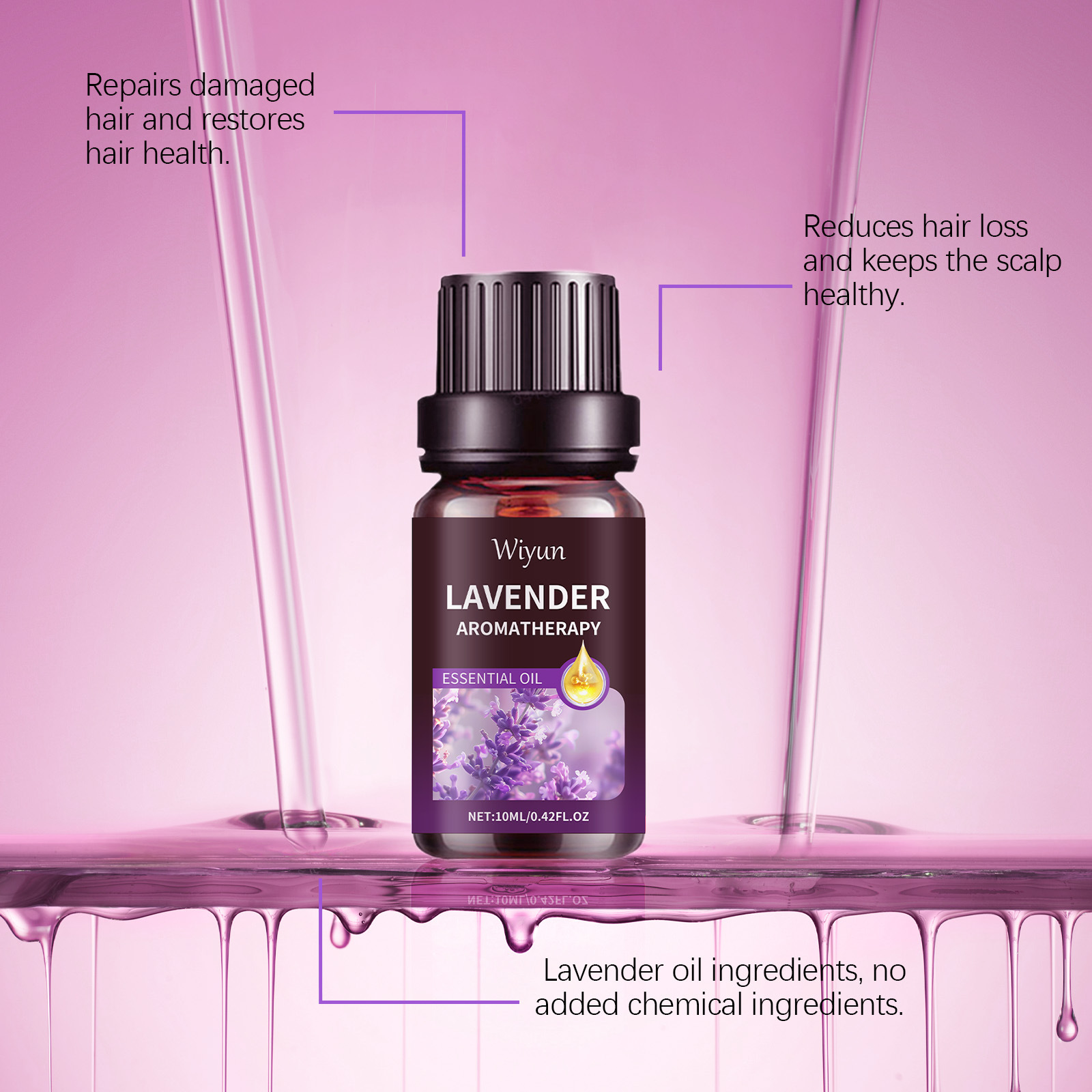 Lavender Essential Oil Anti-Fr - Hair Care Hair Serum avaliação e preço