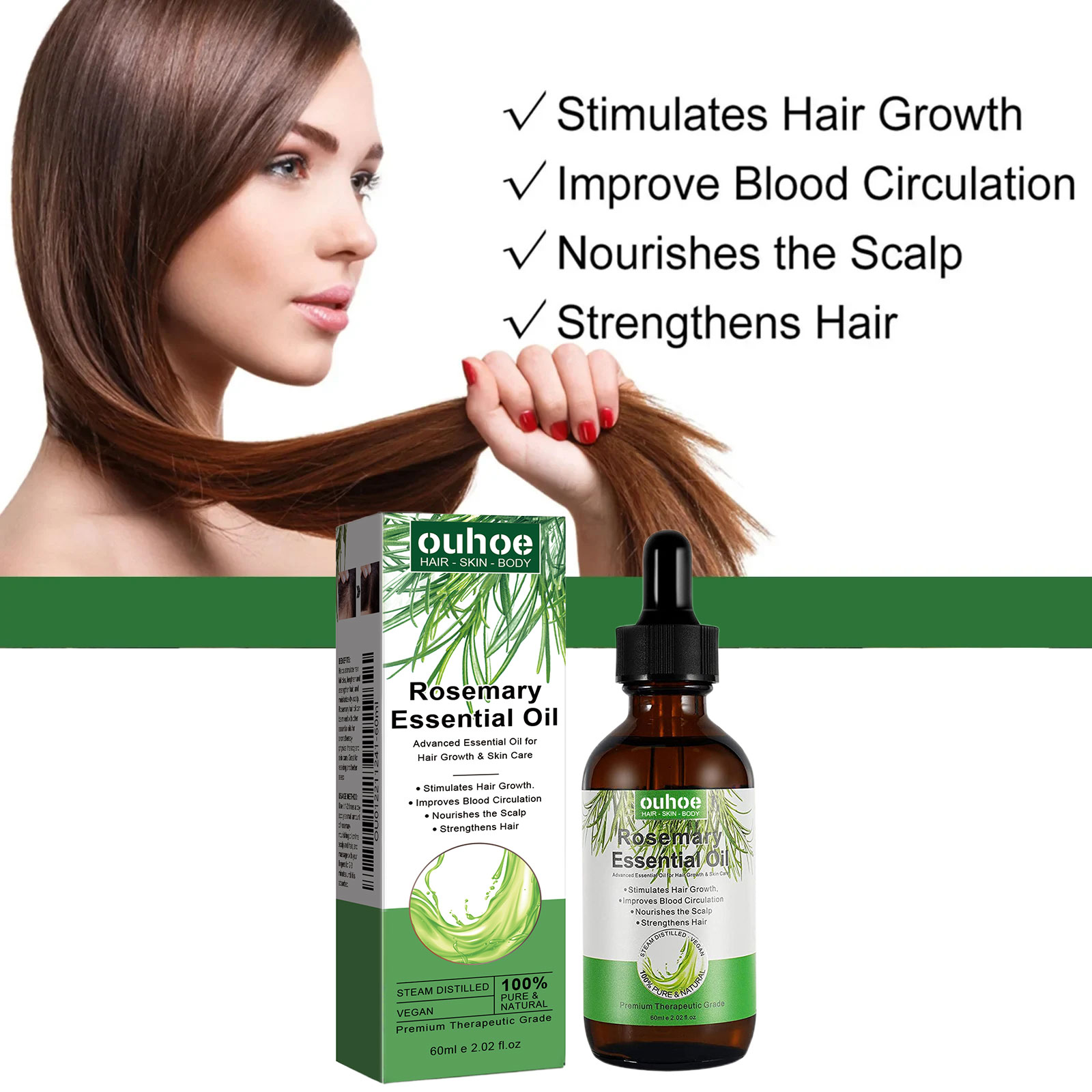 Rosemary Hair Growth Oil Anti- - Hair Care Ouai avaliação e preço