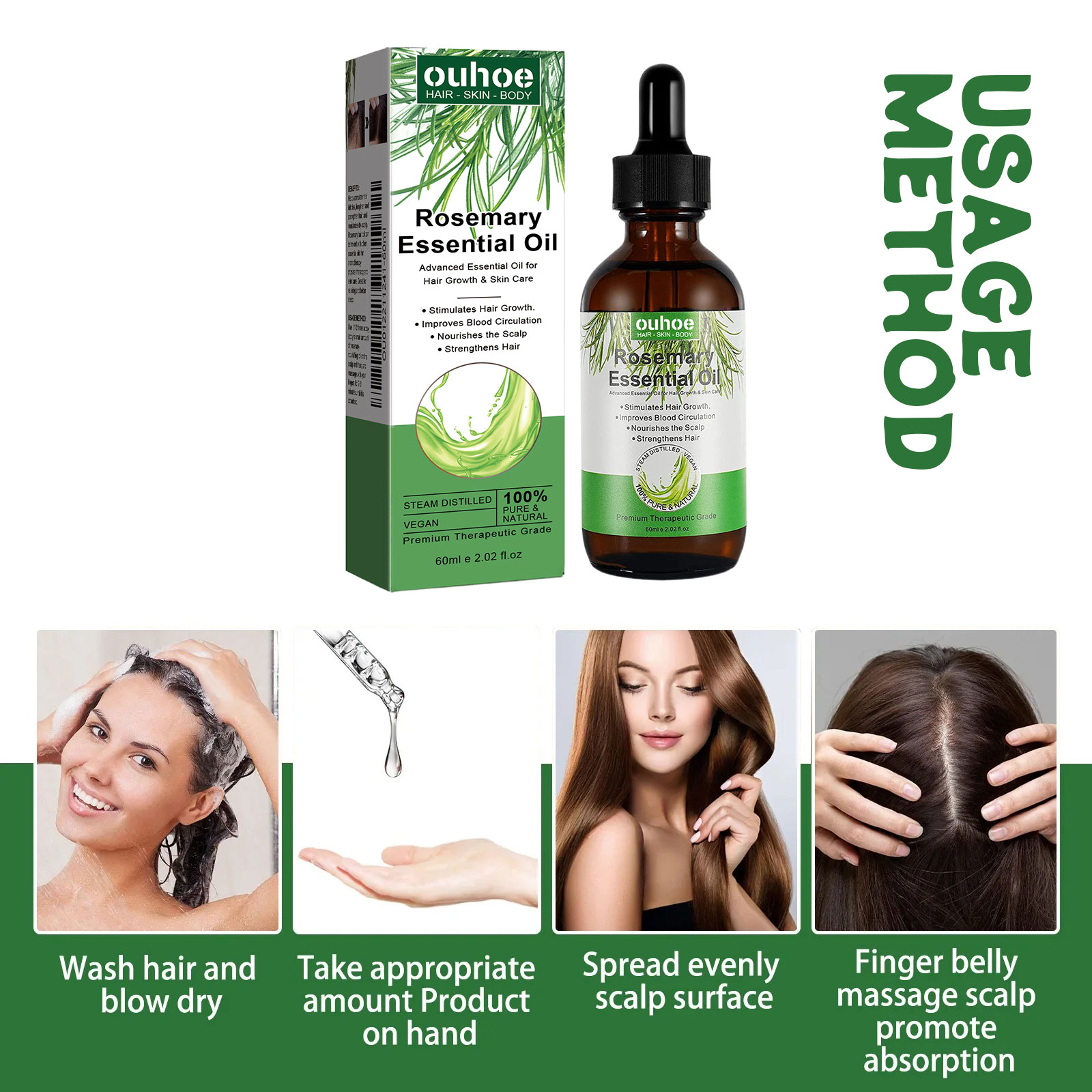 Rosemary Hair Growth Oil Anti- - Hair Care Ouai avaliação e preço