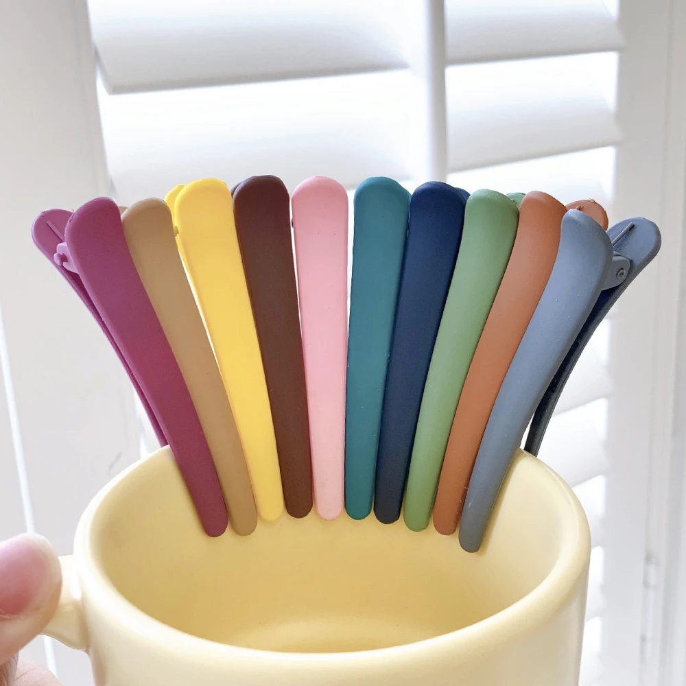 4Pcs/Set Duckbill Clip Candy C - Hair Care Salon avaliação e preço