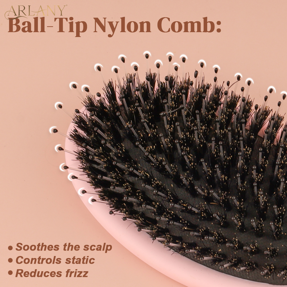 ARLANY Matte Boar Bristle Hair - Hair Care Tips avaliação e preço