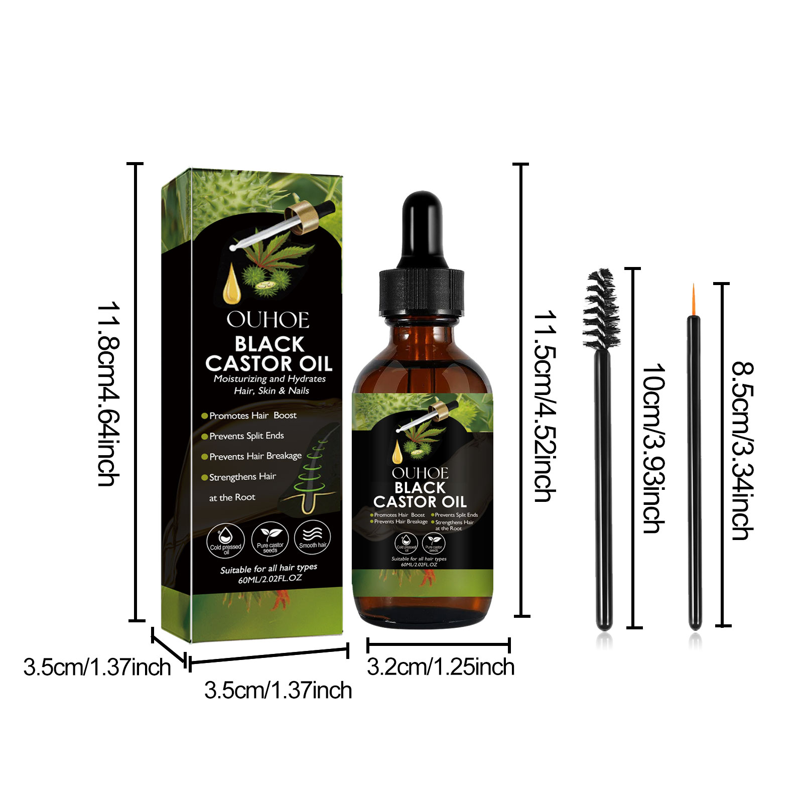 OUHOE Black Castor Oil 100% Or - Hair Care Ouai avaliação e preço