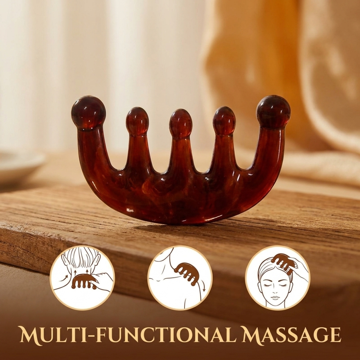 Five Claw Massage Comb Anti-St - Hair Care Tips avaliação e preço