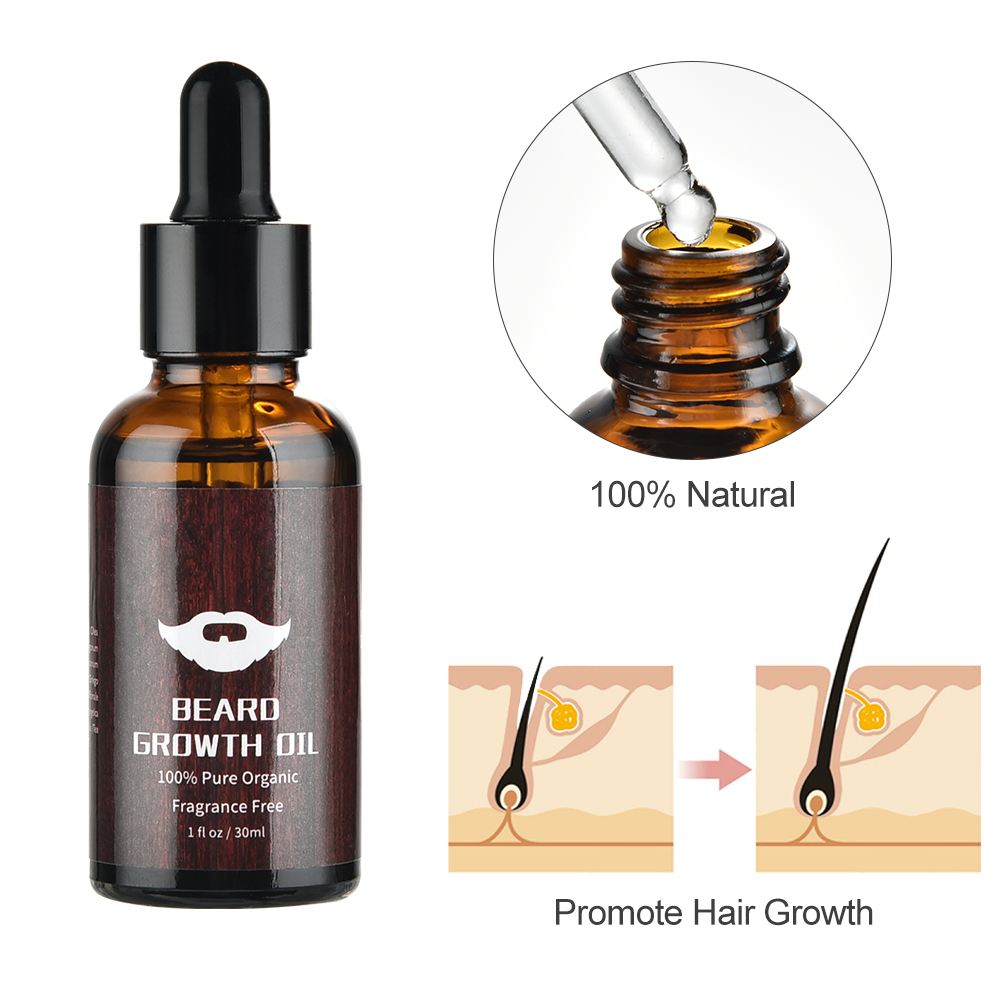 Men Beard Growth Kit Natural B - Hair Care Olive Oil avaliação e preço