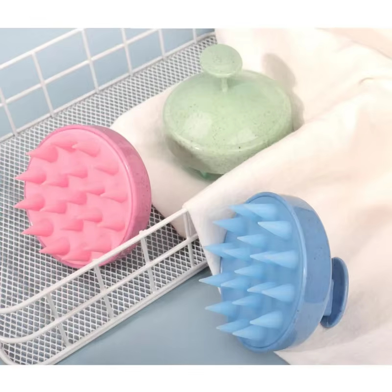1PC Silicone Shampoo Brush Mul - Hair Care Salon avaliação e preço