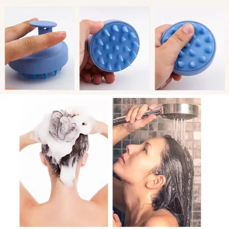 1PC Silicone Shampoo Brush Mul - Hair Care Salon avaliação e preço