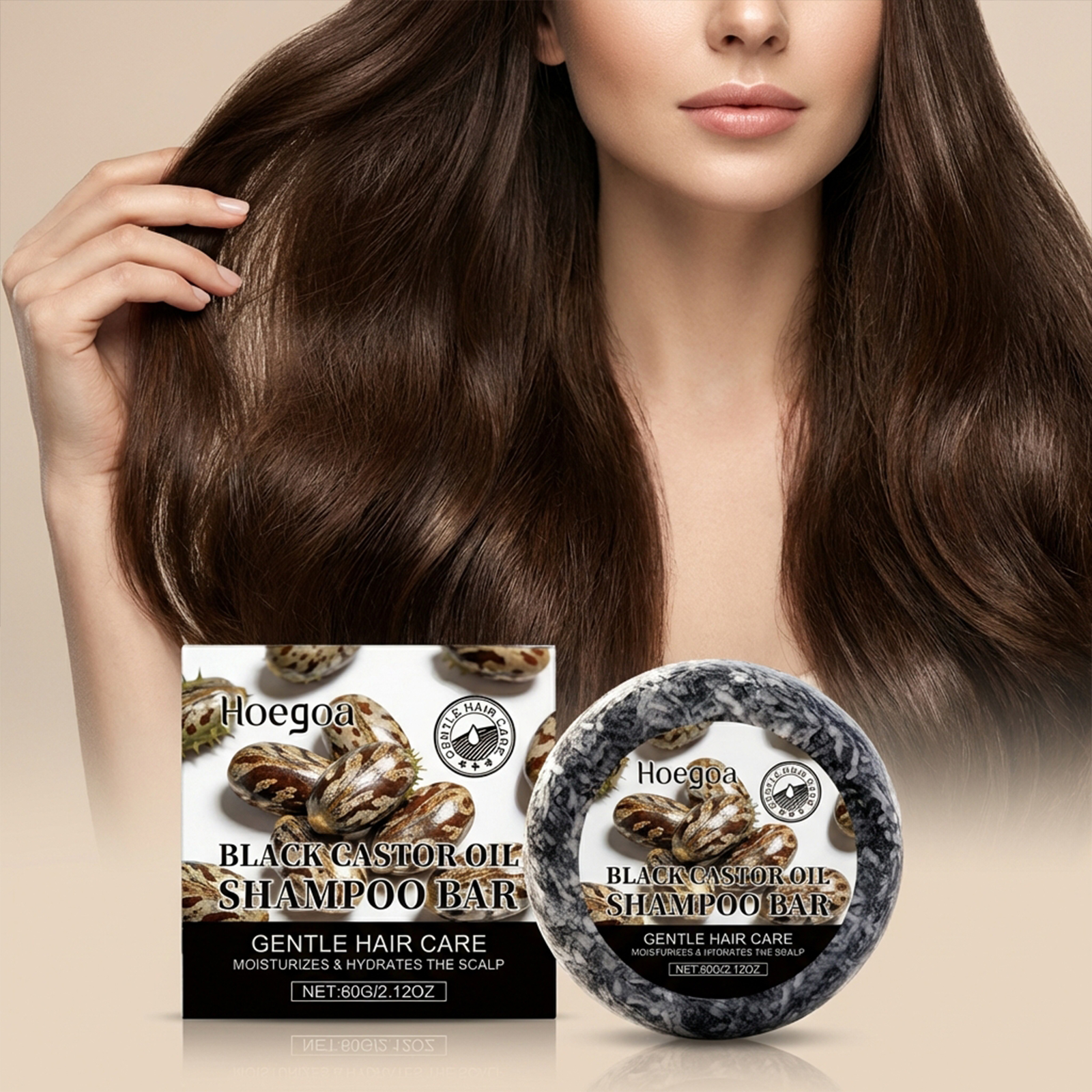 Black Castor Oil Shampoo Bar N - Hair Care Olive Oil avaliação e preço