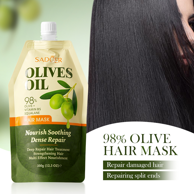 1/2Bags Olive Oil Hair Mask Co - Hair Care Olive Oil avaliação e preço