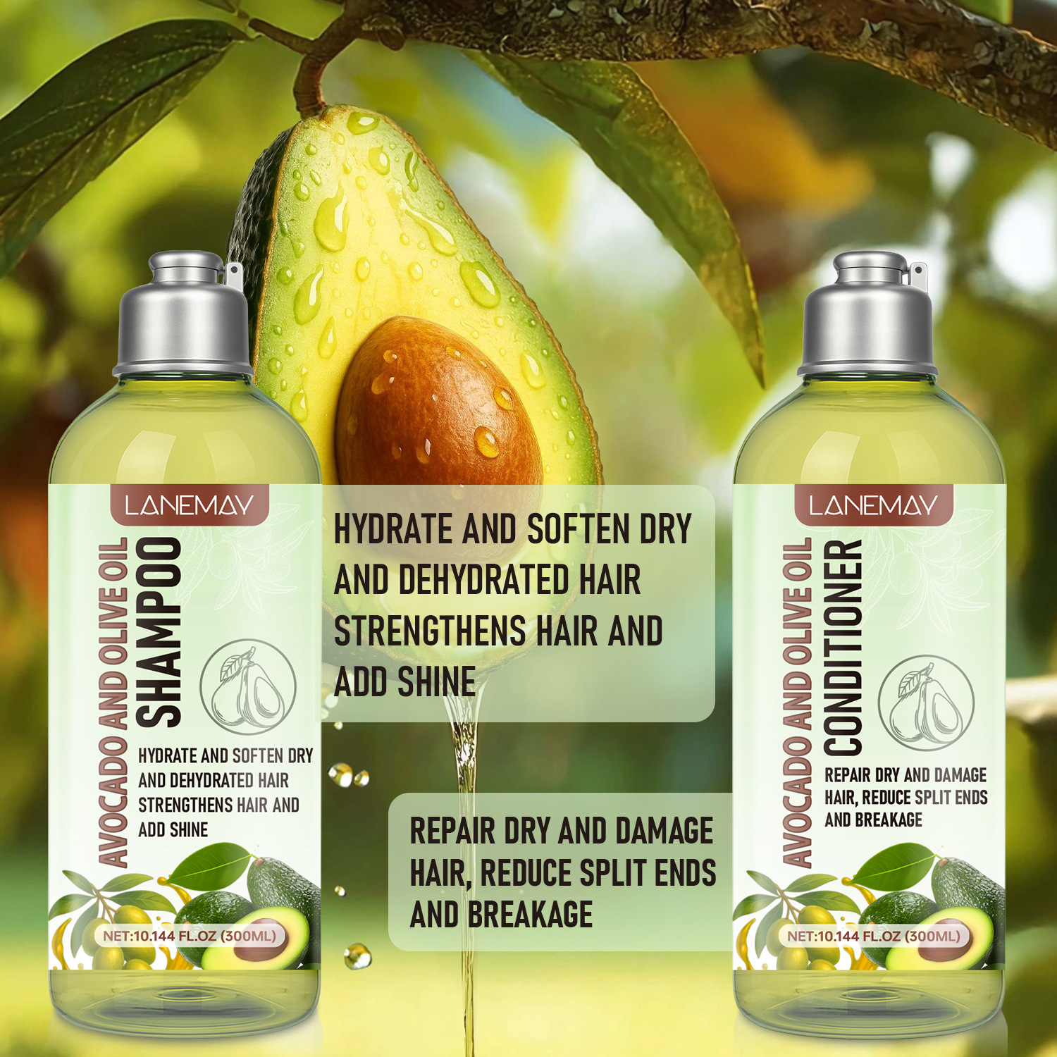 Avocado and Olive Oil Shampoo  - Hair Care Olive Oil avaliação e preço