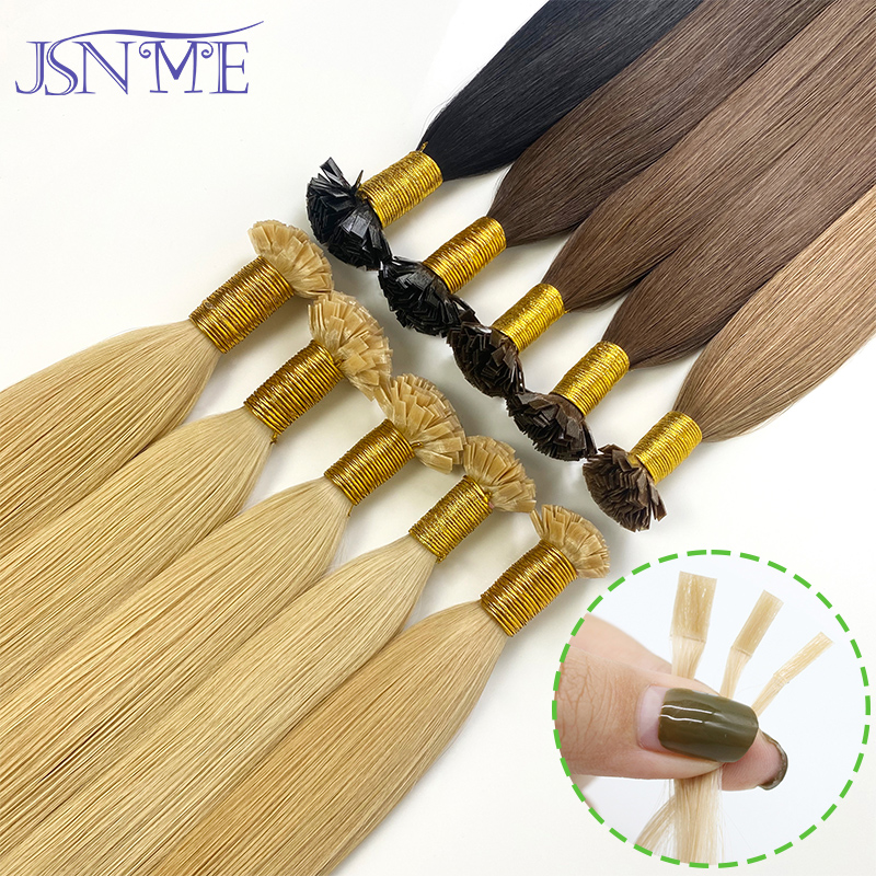 JSNME Flat tip Human Hair Exte - Hair Care Tips avaliação e preço