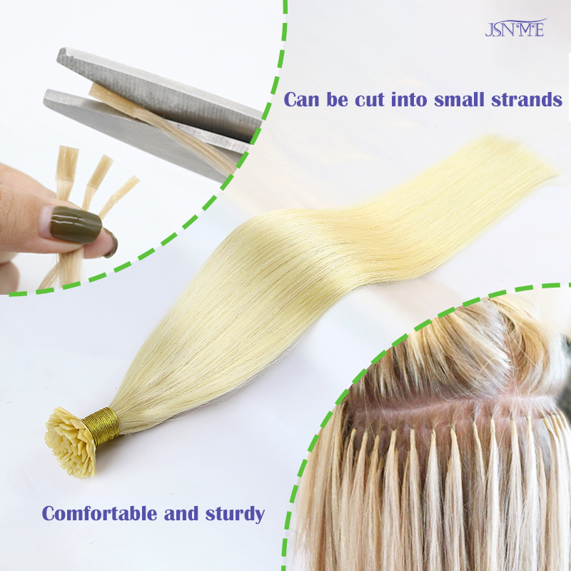 JSNME Flat tip Human Hair Exte - Hair Care Tips avaliação e preço