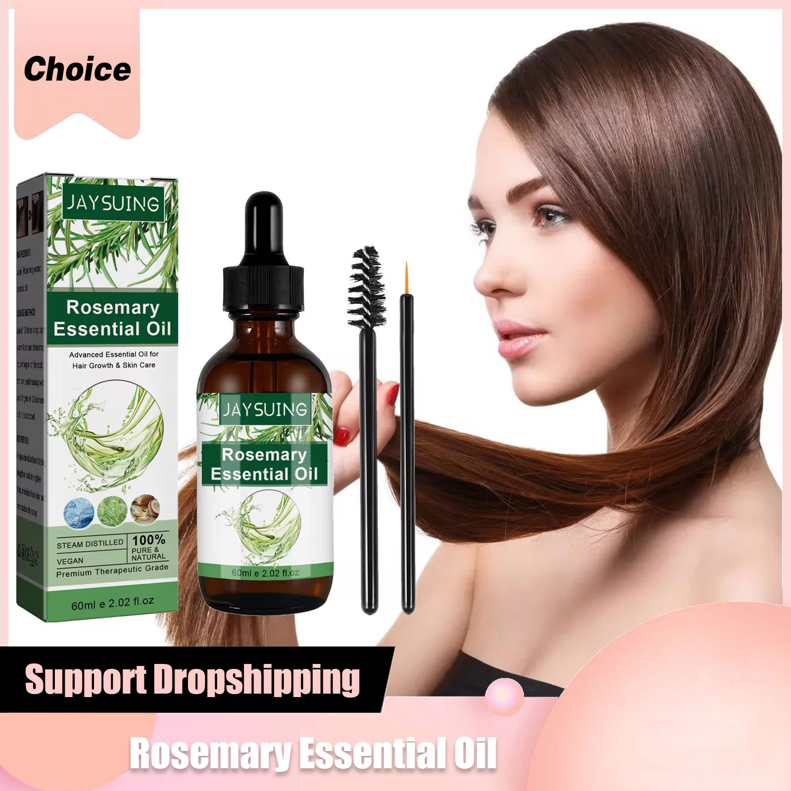 Rosemary Essential Oil For Hai - Hair Care Hair Serum avaliação e preço