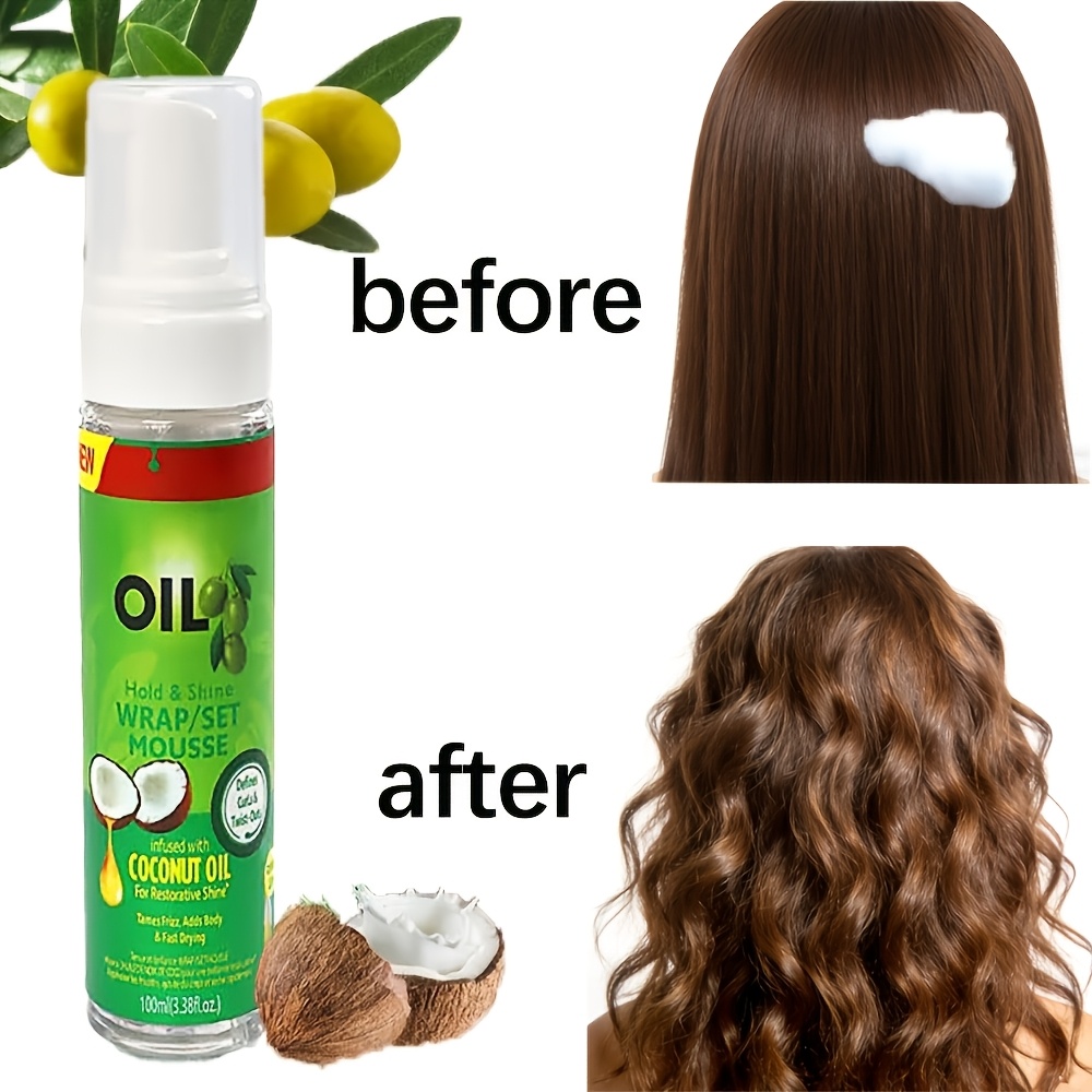 Curling Styling Care Mousse, S - Hair Care Olive Oil avaliação e preço