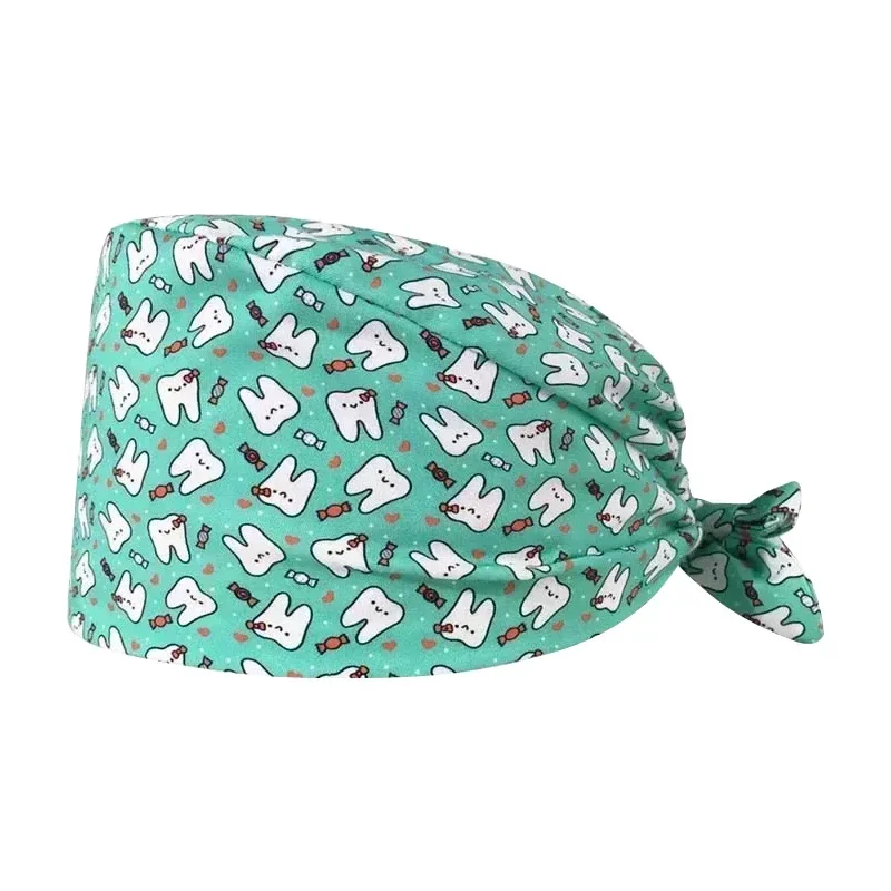 Printed Surgical Cap Scrub Cot - Hair Care Hospital avaliação e preço