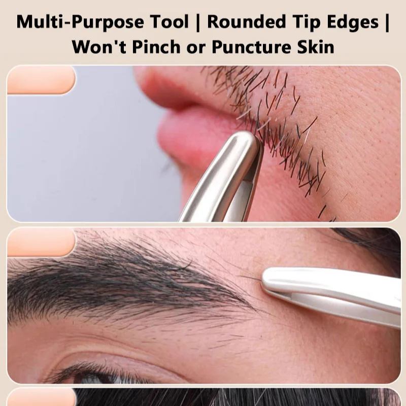 Premium Round Tip Tweezers Pre - Hair Care Tips avaliação e preço