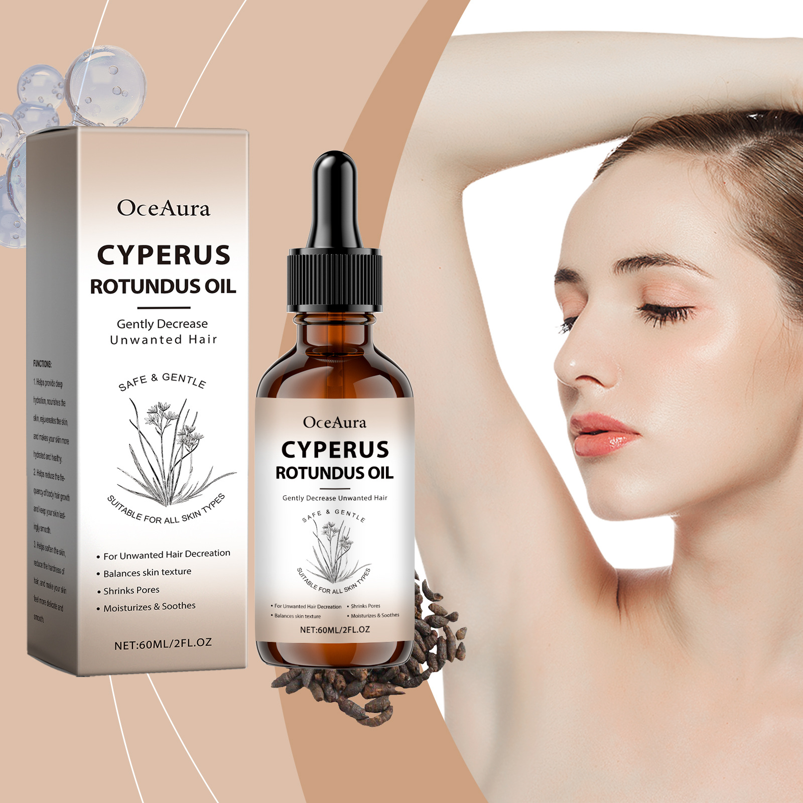 Cyperus Rotundus Oil for Hair  - Hair Care Hair Serum avaliação e preço