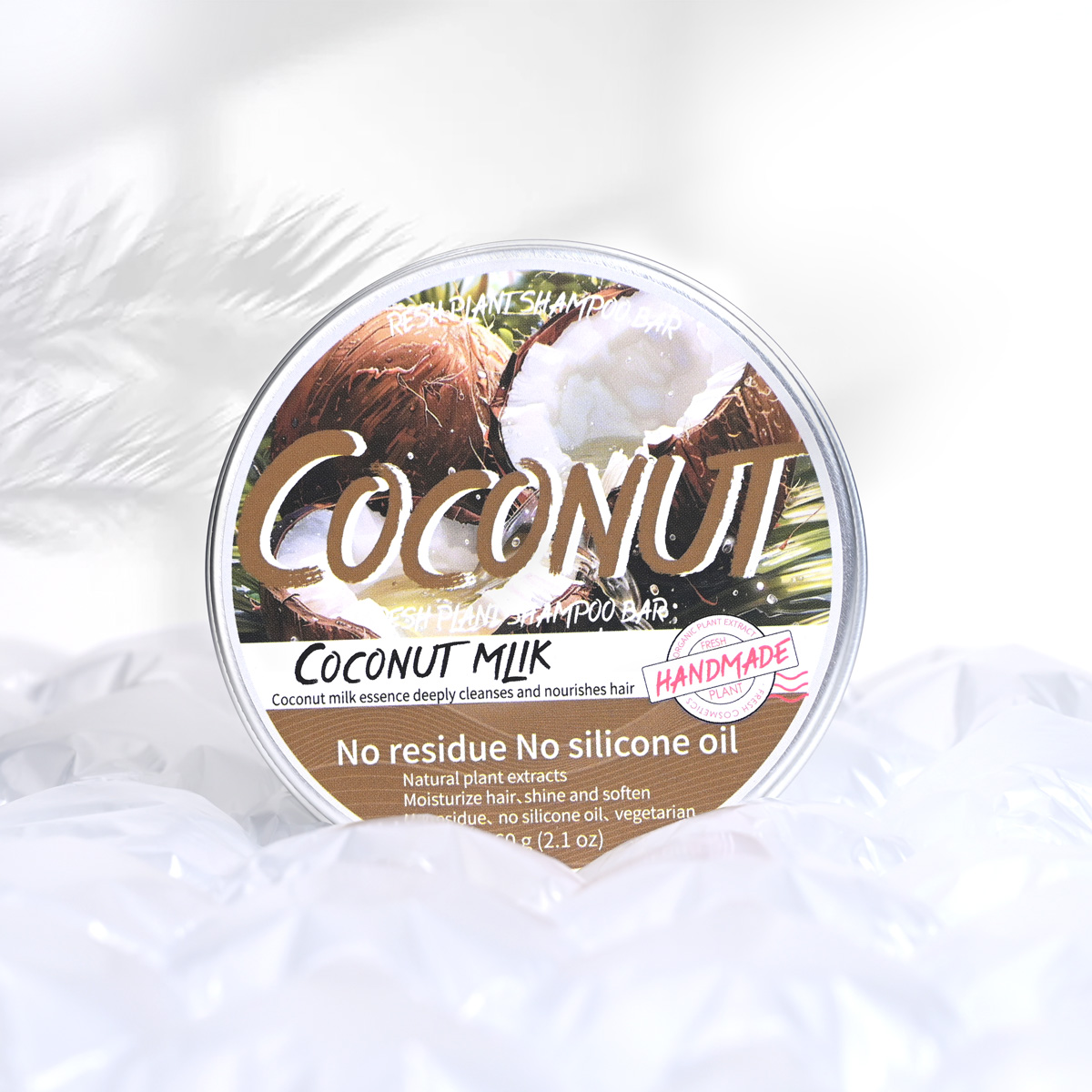 LH+60g Solid Coconut Shampoo w - Hair Care Olive Oil avaliação e preço