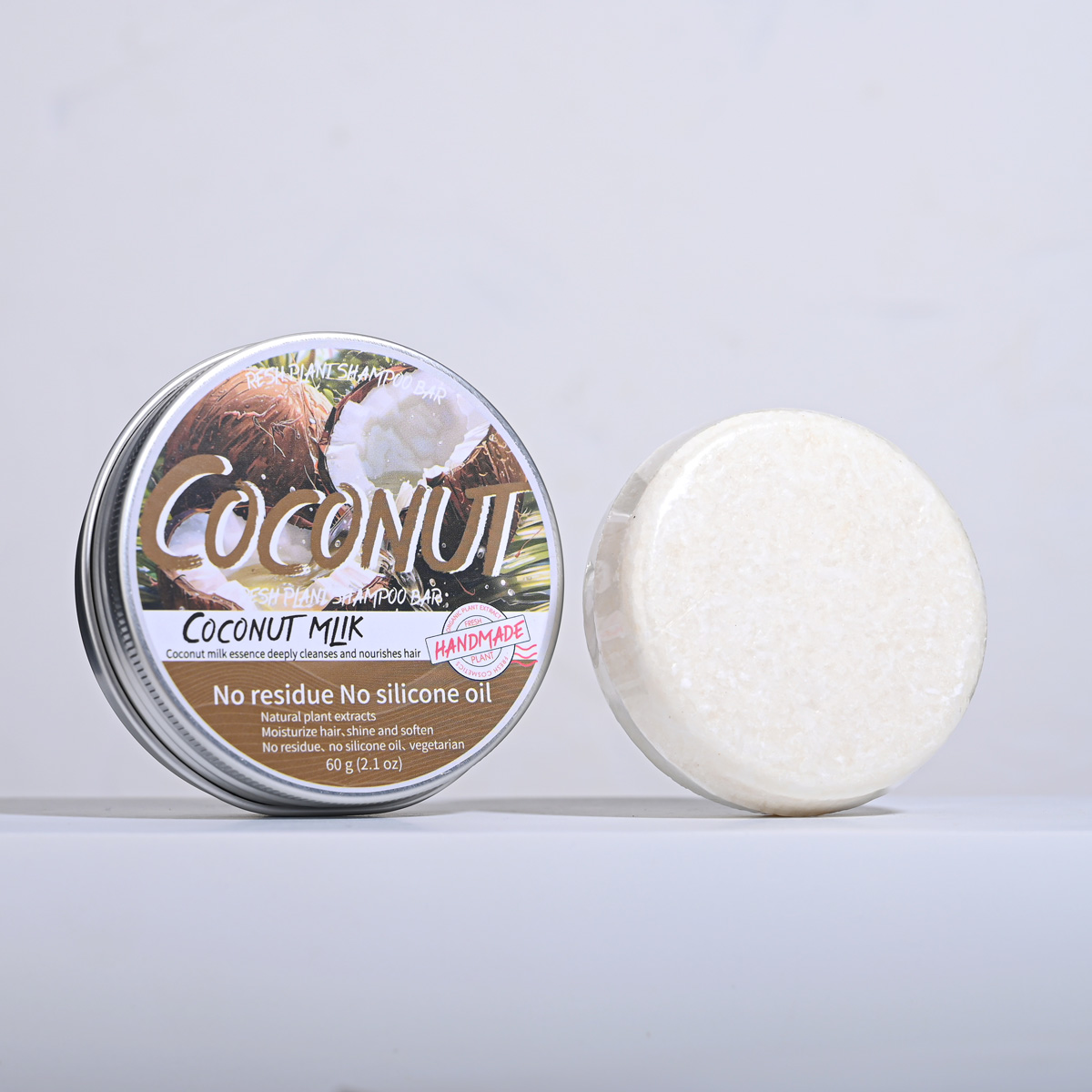 LH+60g Solid Coconut Shampoo w - Hair Care Olive Oil avaliação e preço
