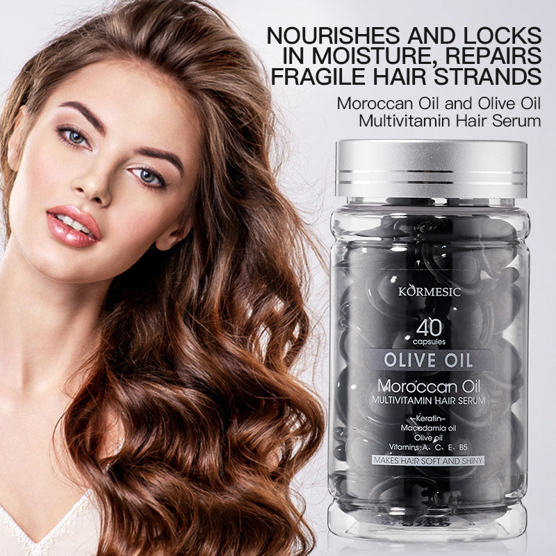 1ml*40 Capsules of Moroccan Oi - Hair Care Olive Oil avaliação e preço