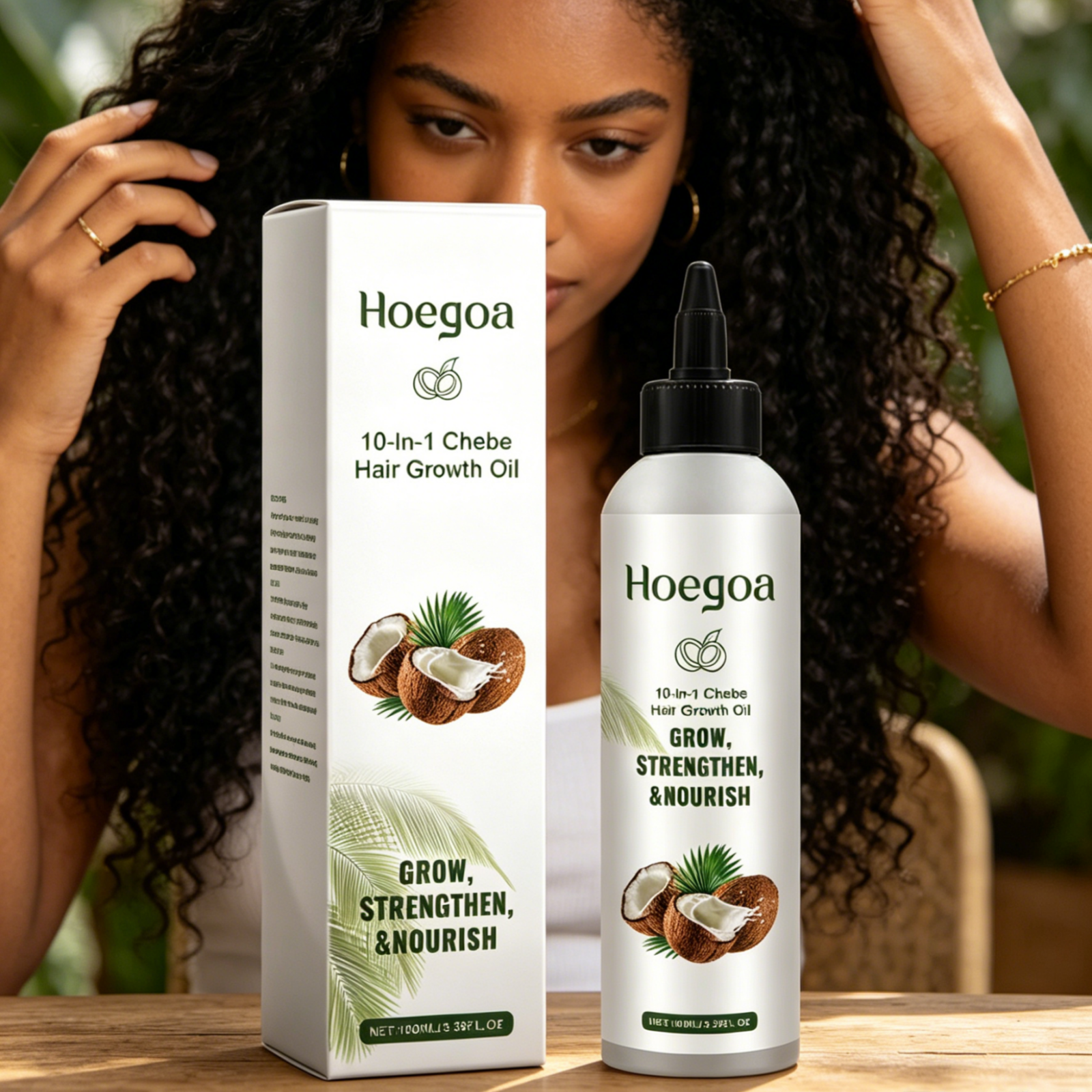 Hoegoa Chebe Hair Growth Oil F - Hair Care Essential Oil avaliação e preço