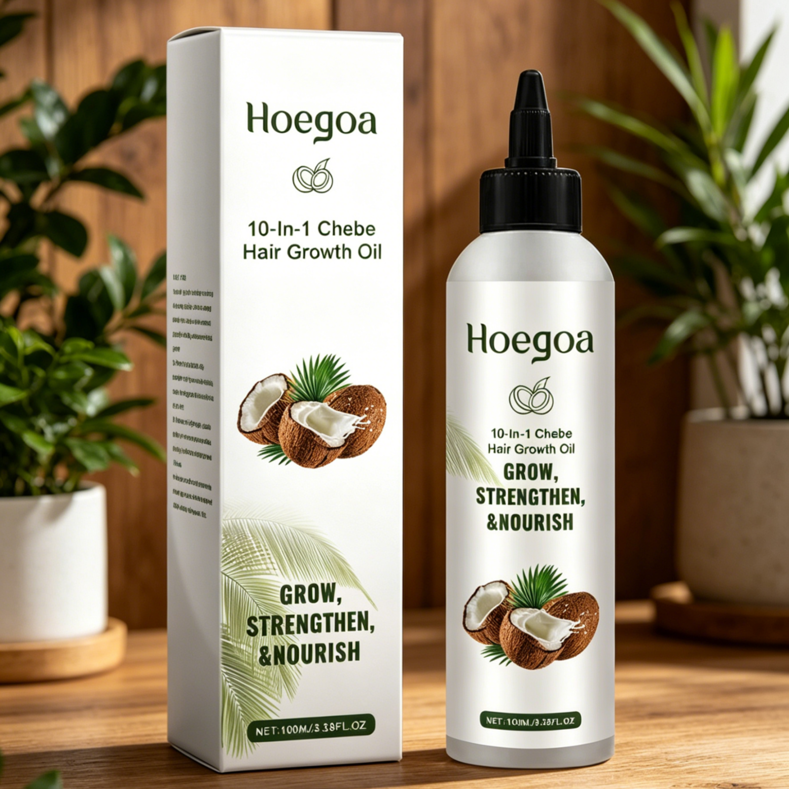 Hoegoa Chebe Hair Growth Oil F - Hair Care Essential Oil avaliação e preço