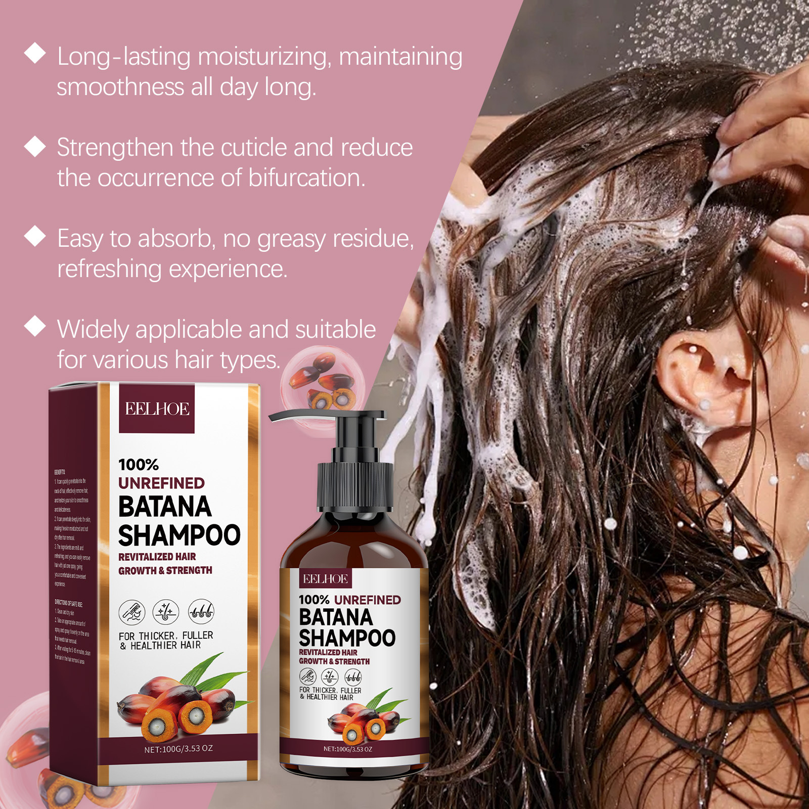 EELHOE Natural Batana Oil Deep - Hair Care Essence avaliação e preço