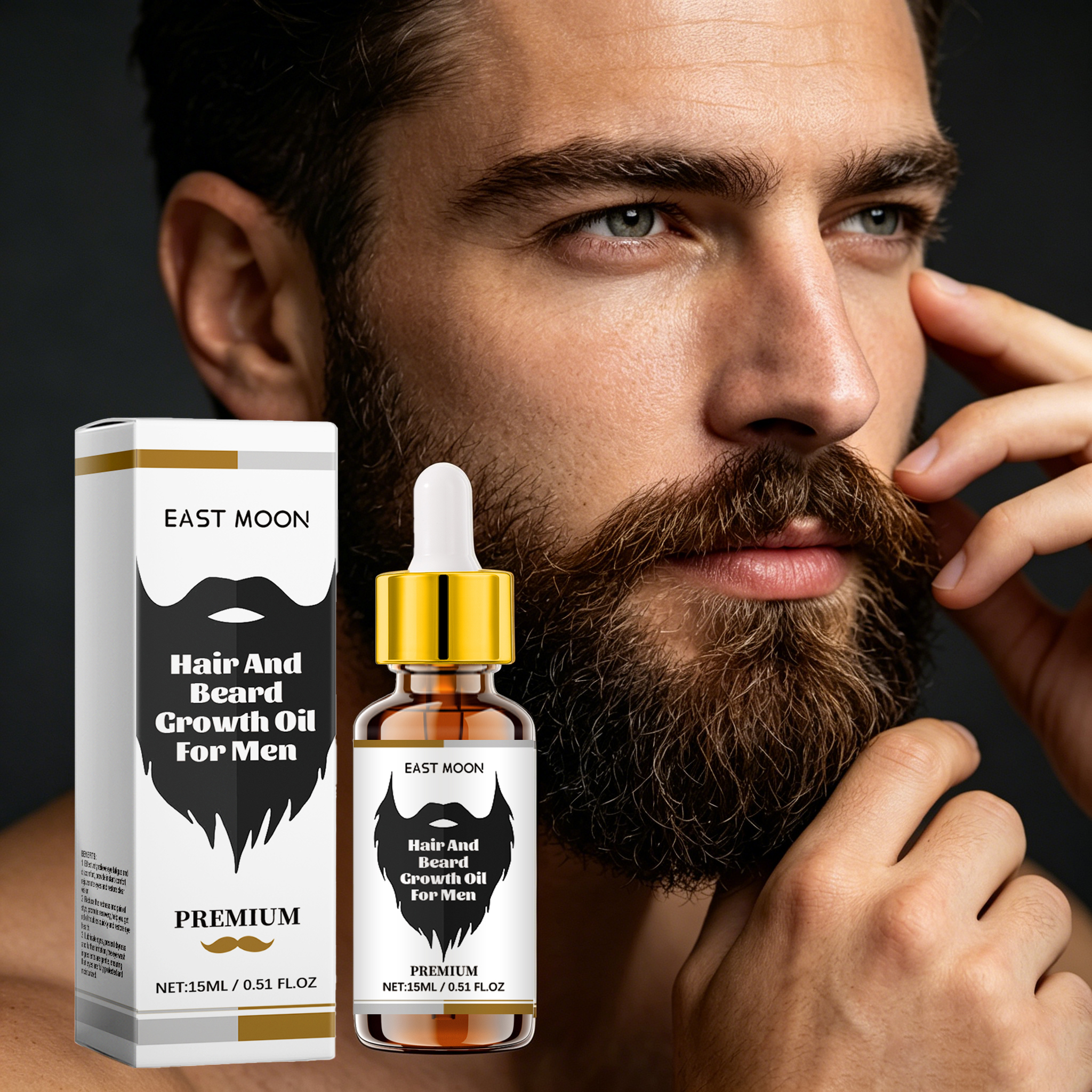 15ML Men Beard Care Oil Nouris - Hair Care Essence avaliação e preço