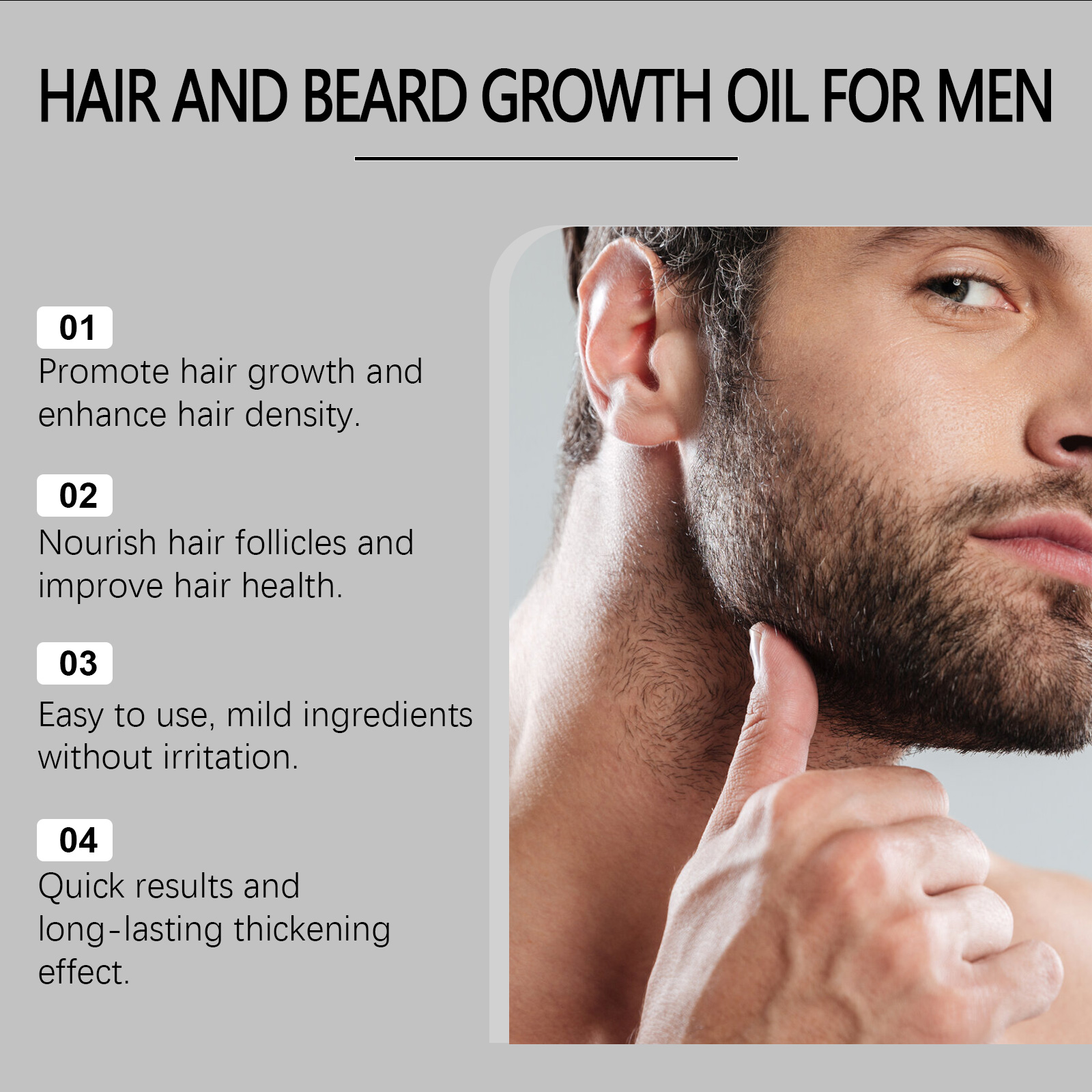 15ML Men Beard Care Oil Nouris - Hair Care Essence avaliação e preço
