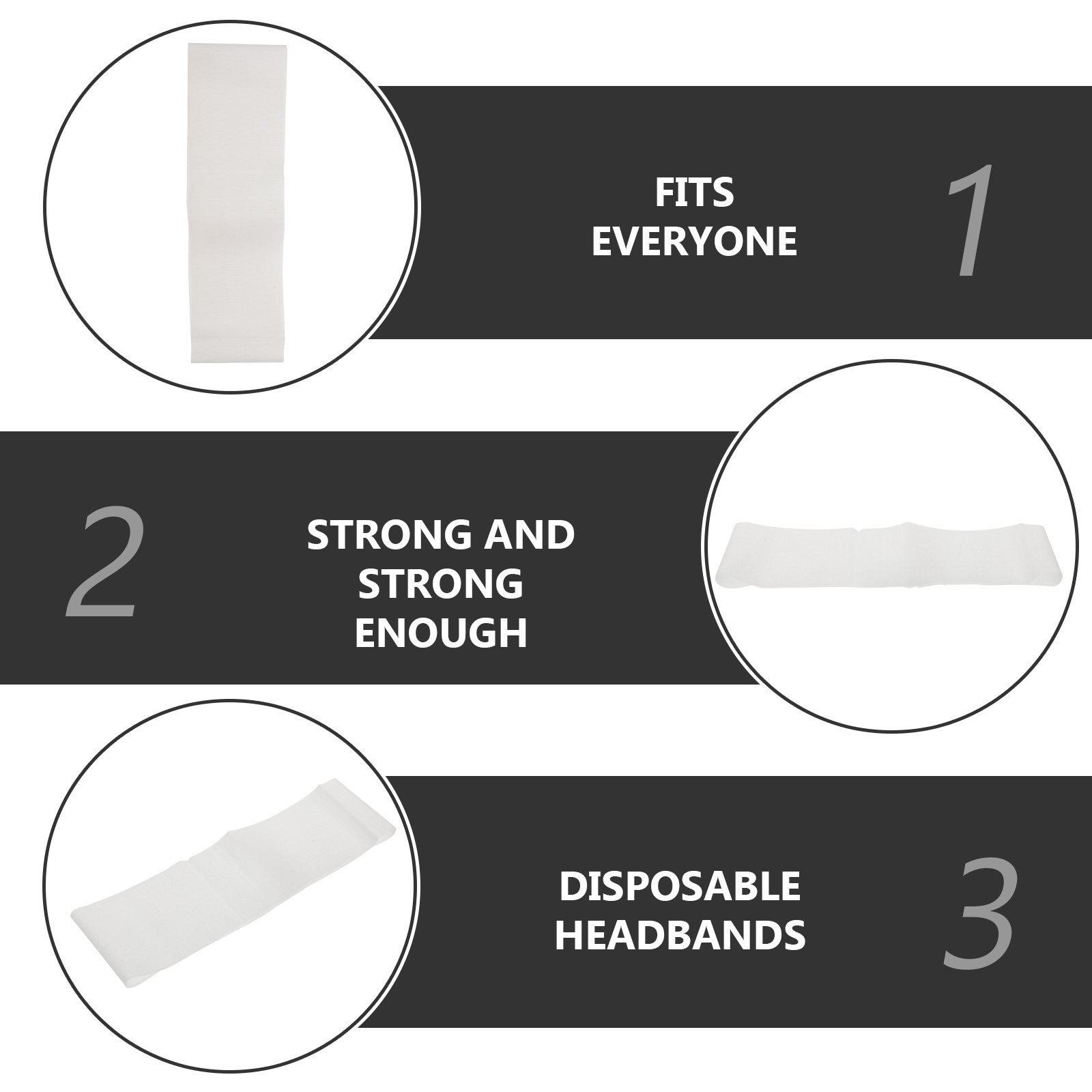 100Pcs Disposable Hair Bands O - Hair Care Salon avaliação e preço
