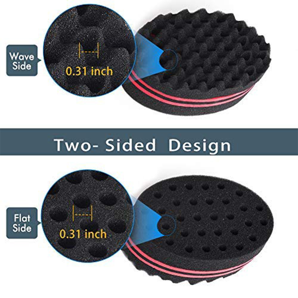 Oval Double Sided Hair Sponge  - Twist Sponge Coil avaliação e preço