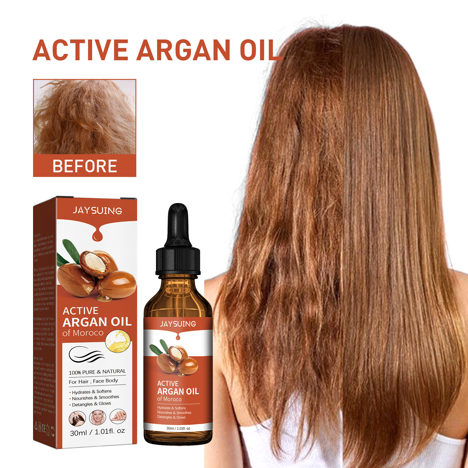 Argan Oil for Hair Treatment S - Hair Care Essential Oil avaliação e preço