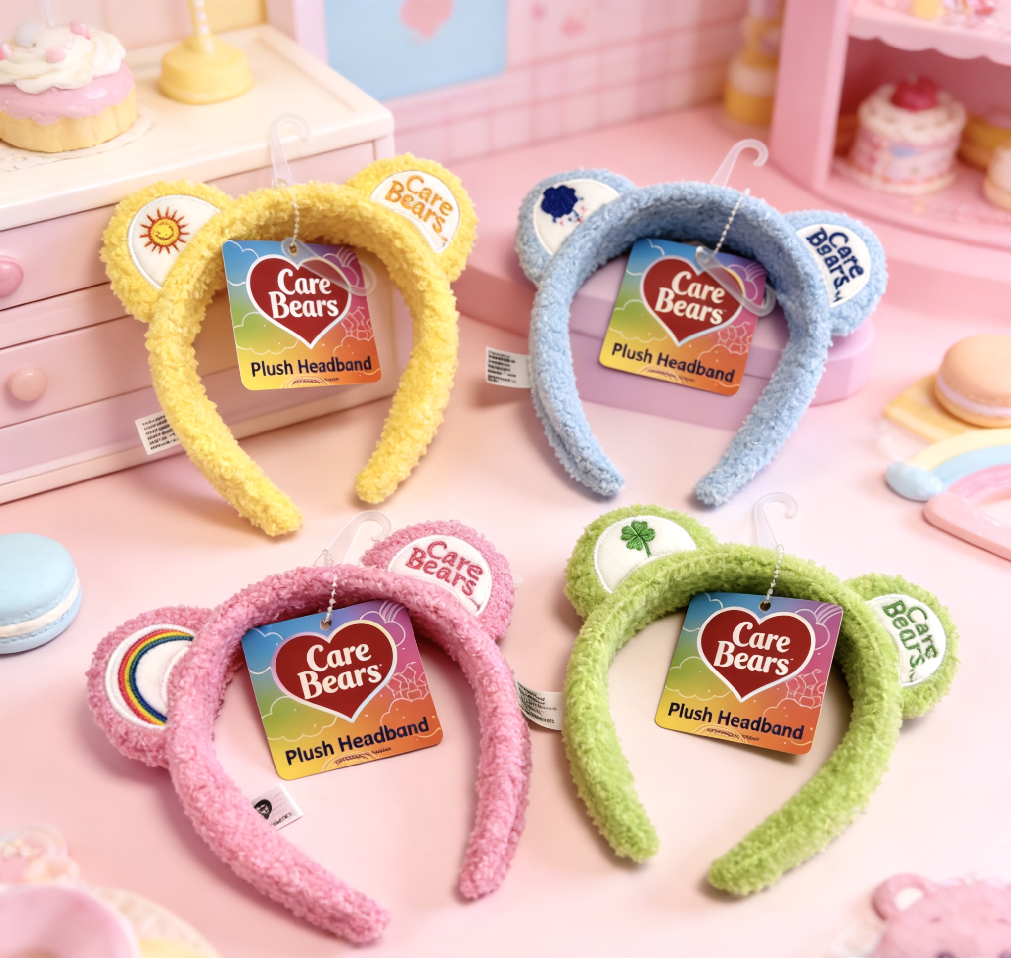 Cute Care Bears Plush Headband - Hair Care Zinc avaliação e preço